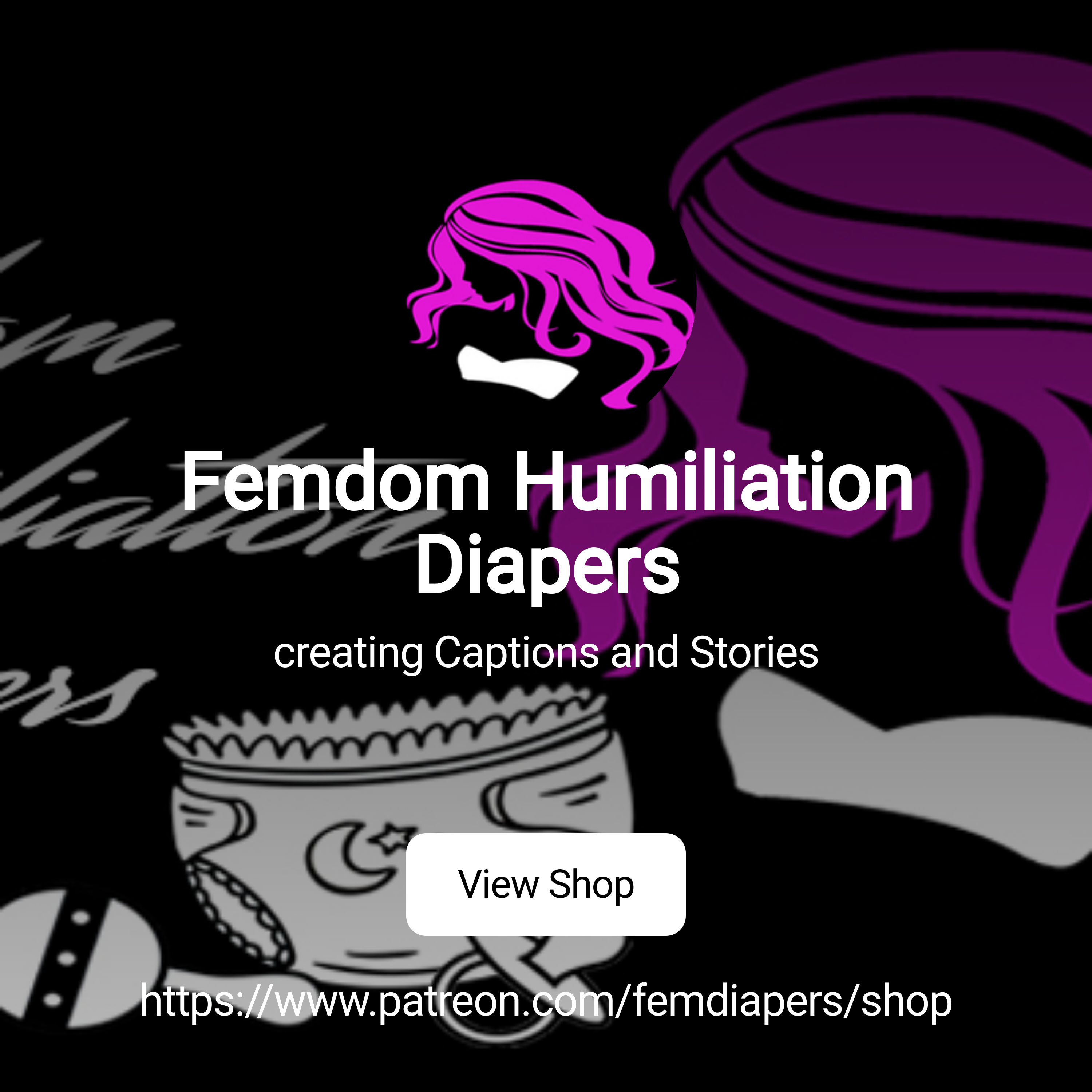 Femdom Humiliation Diapers | creating Captions and Stories | Patreon