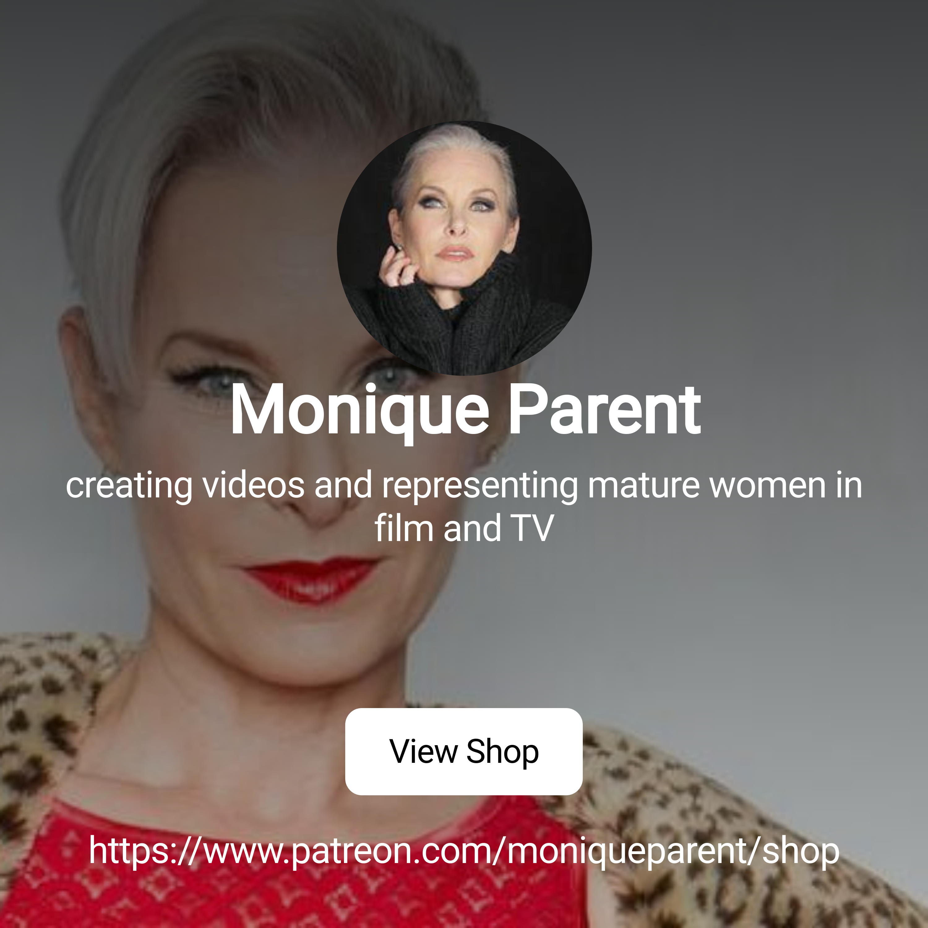 Monique Parent | creating videos and representing mature women in film and  TV | Patreon