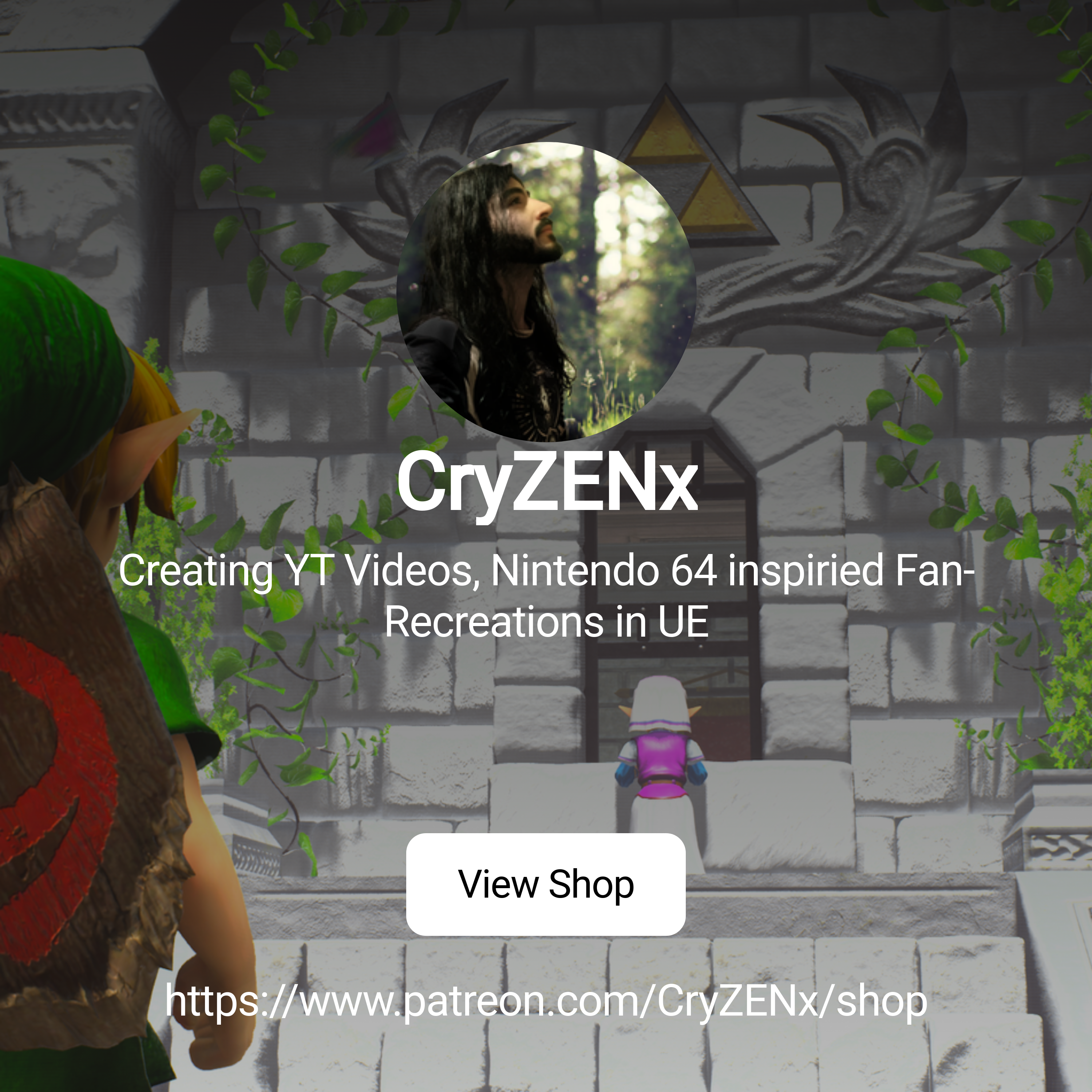 CryZENx | Creating YT Videos, Nintendo 64 inspiried Fan-Recreations in UE |  Patreon