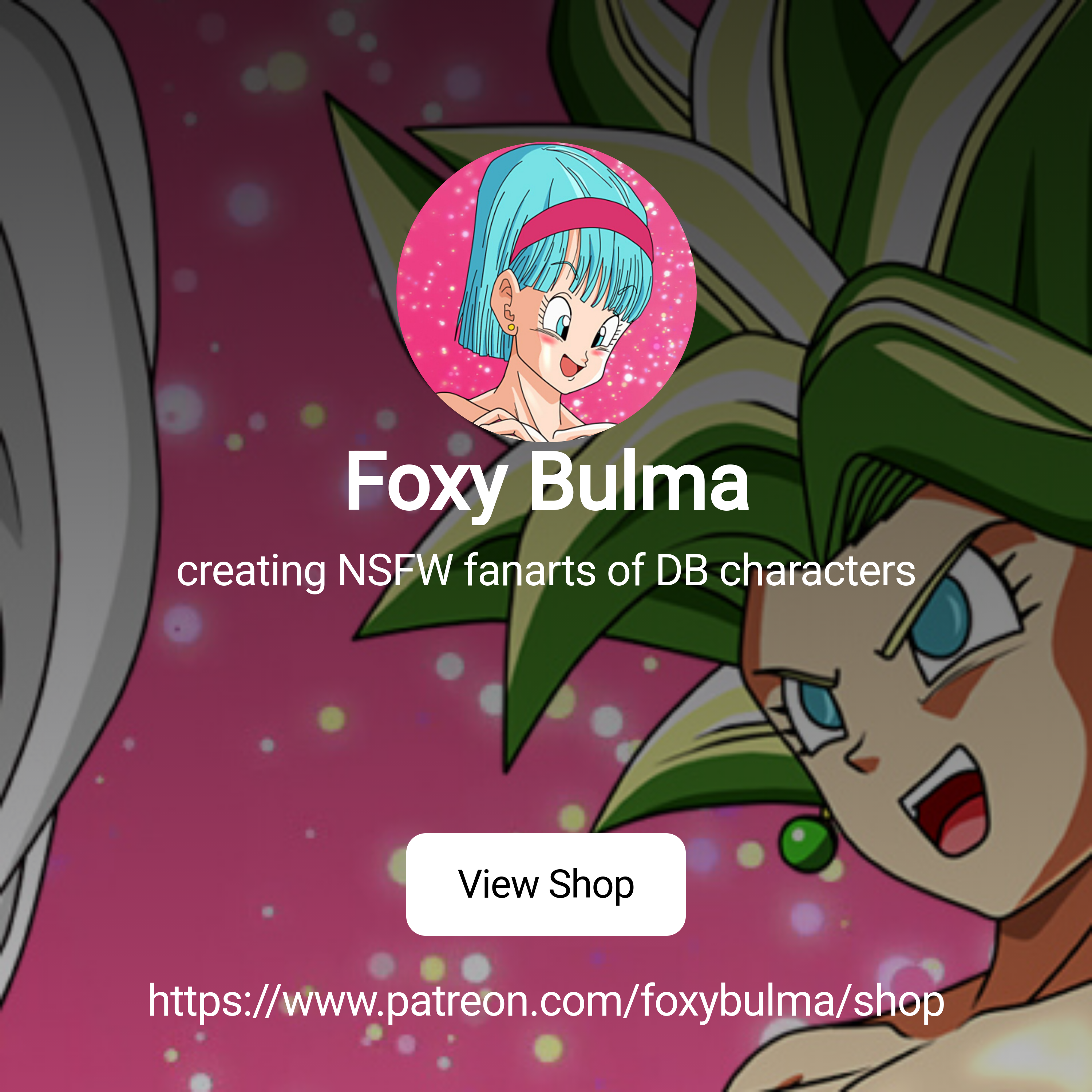Foxy Bulma | creating NSFW fanarts of DB characters | Patreon
