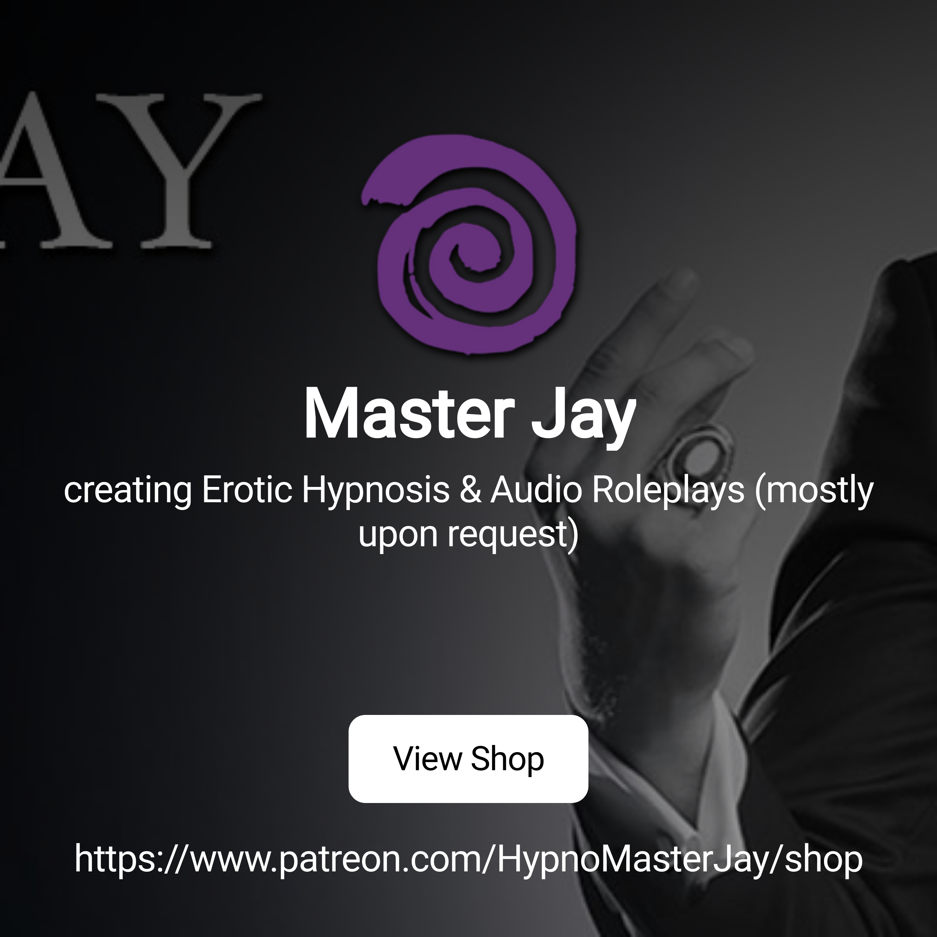 Master Jay | creating Erotic Hypnosis and Audio Roleplays | Patreon