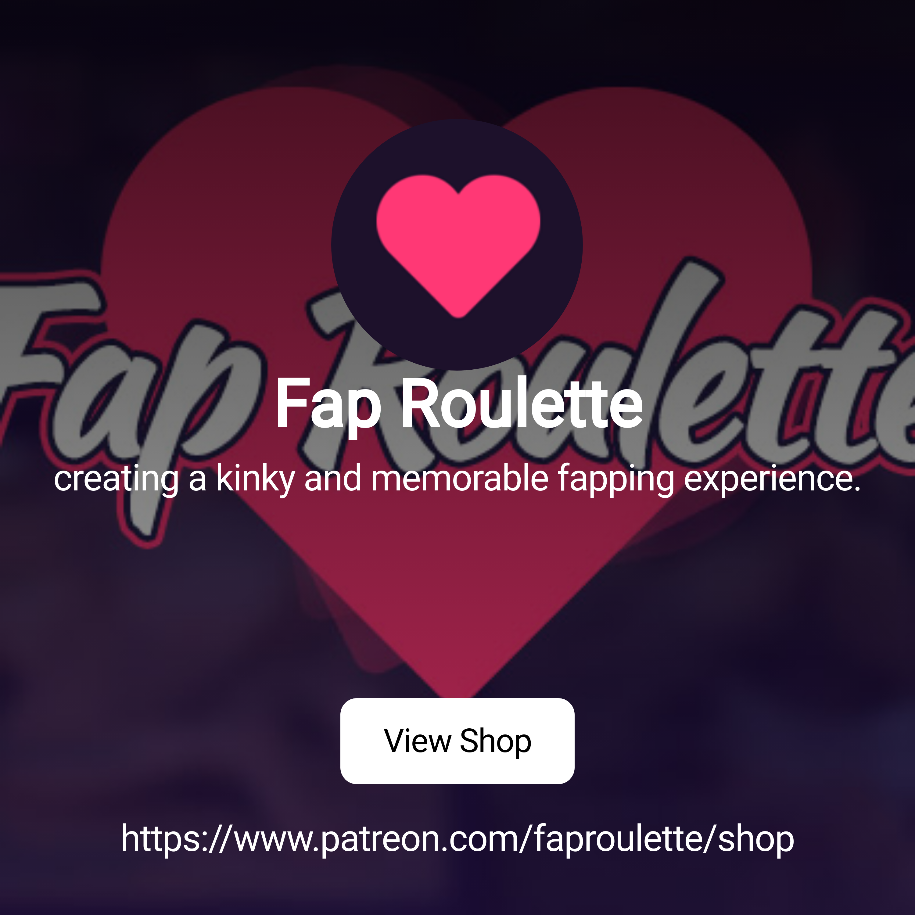 Fap Roulette | creating a kinky and memorable fapping experience. | Patreon