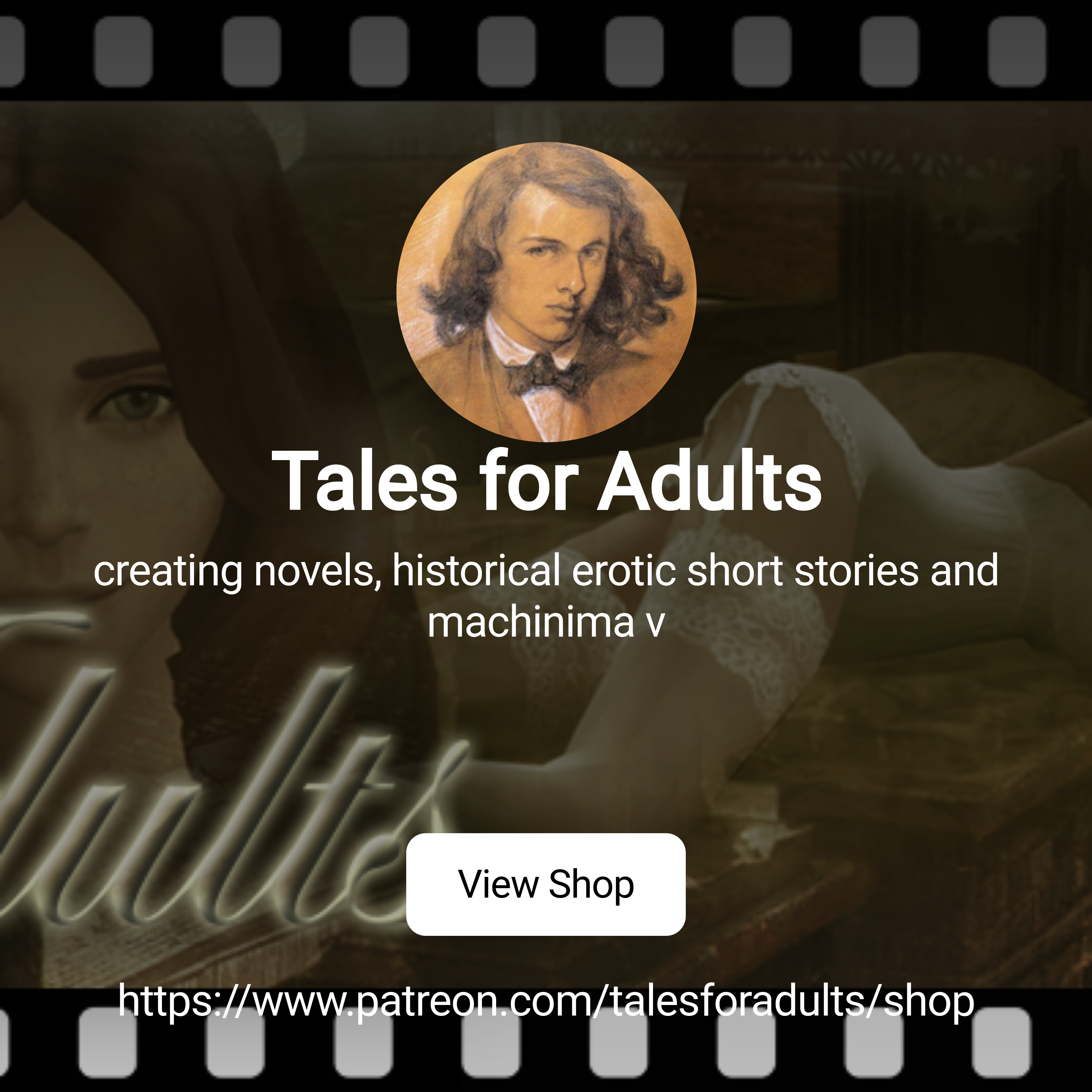 Tales for Adults | creating novels, historical erotic short stories and  machinima v | Patreon