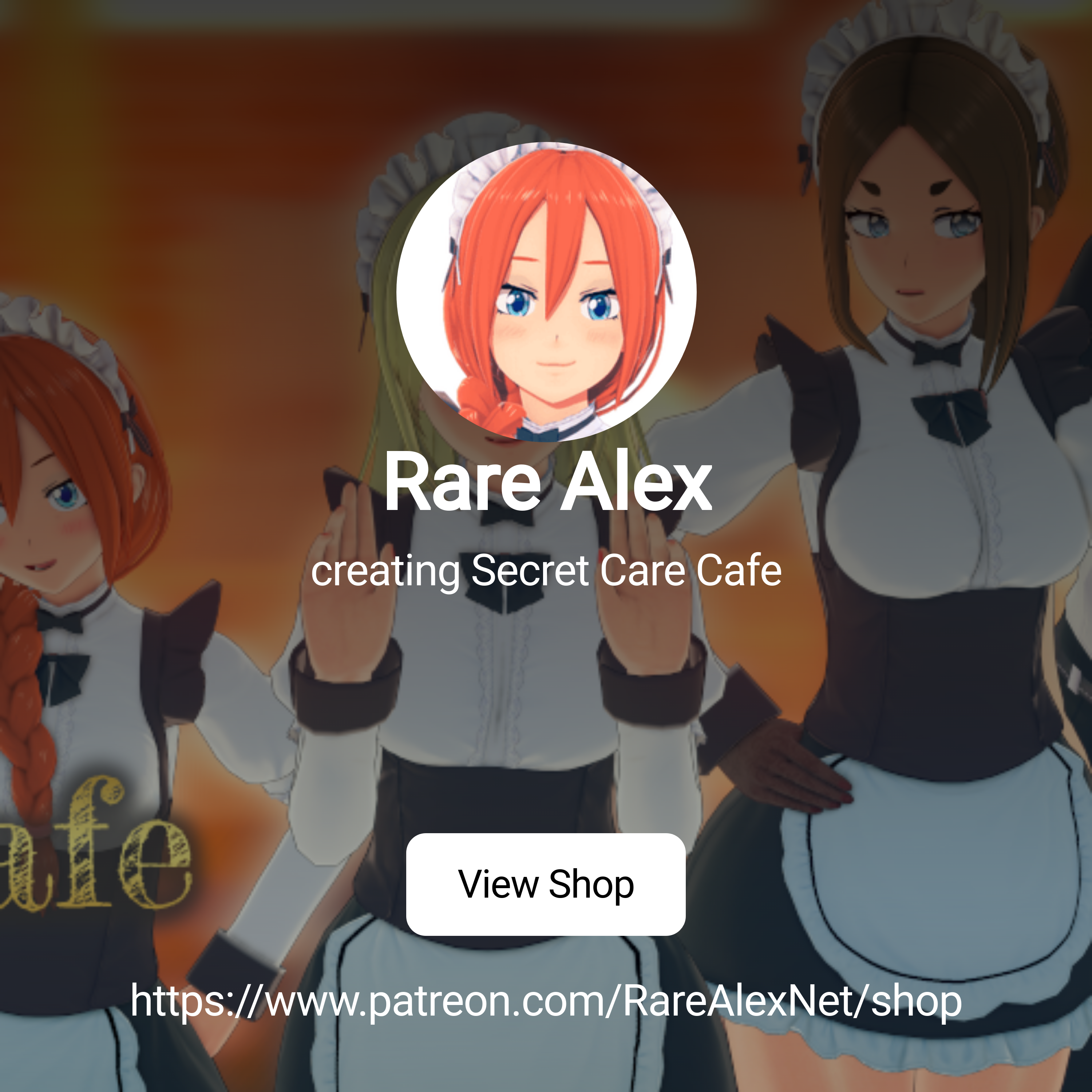 Rare Alex | creating Secret Care Cafe | Patreon