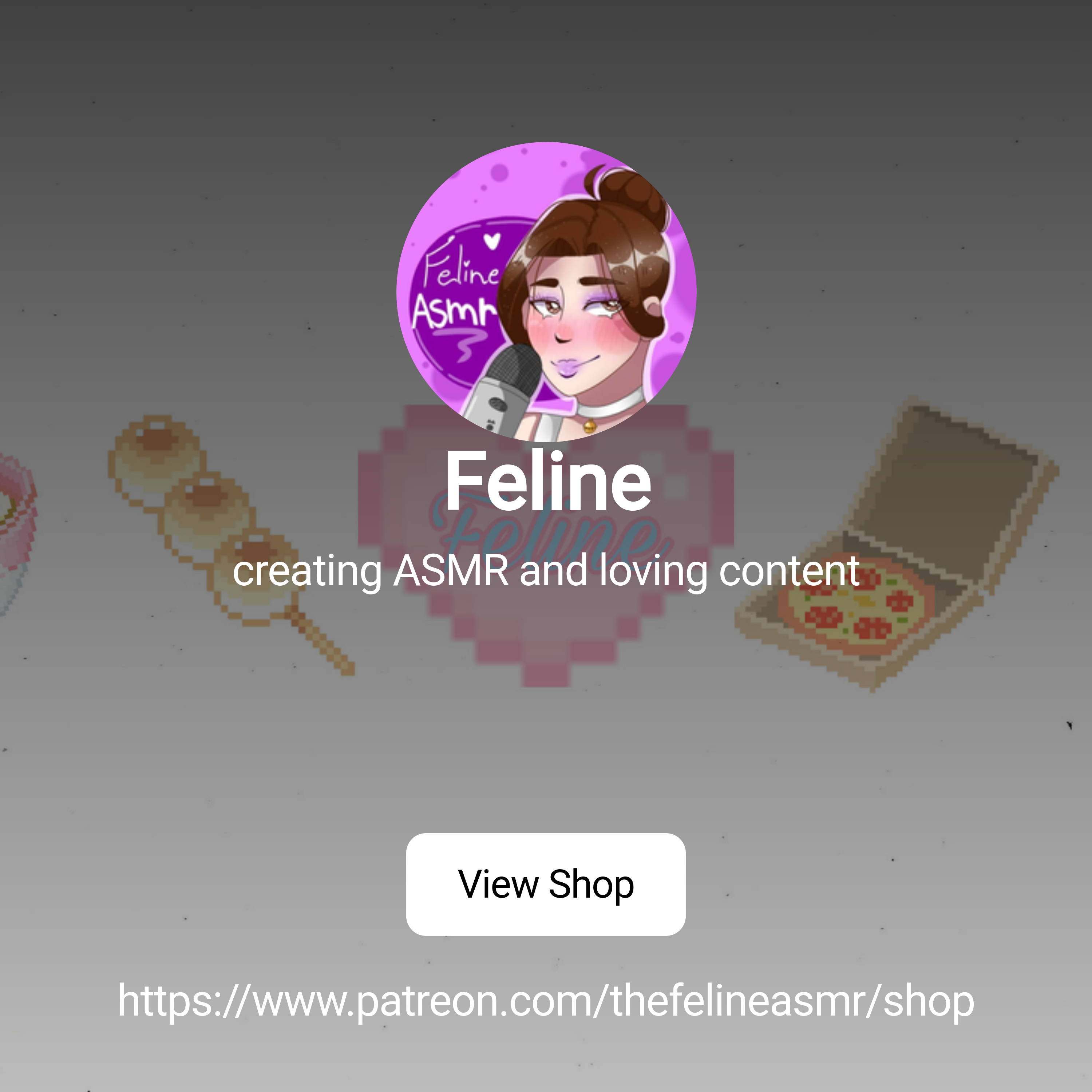 Feline | creating ASMR and loving content | Patreon