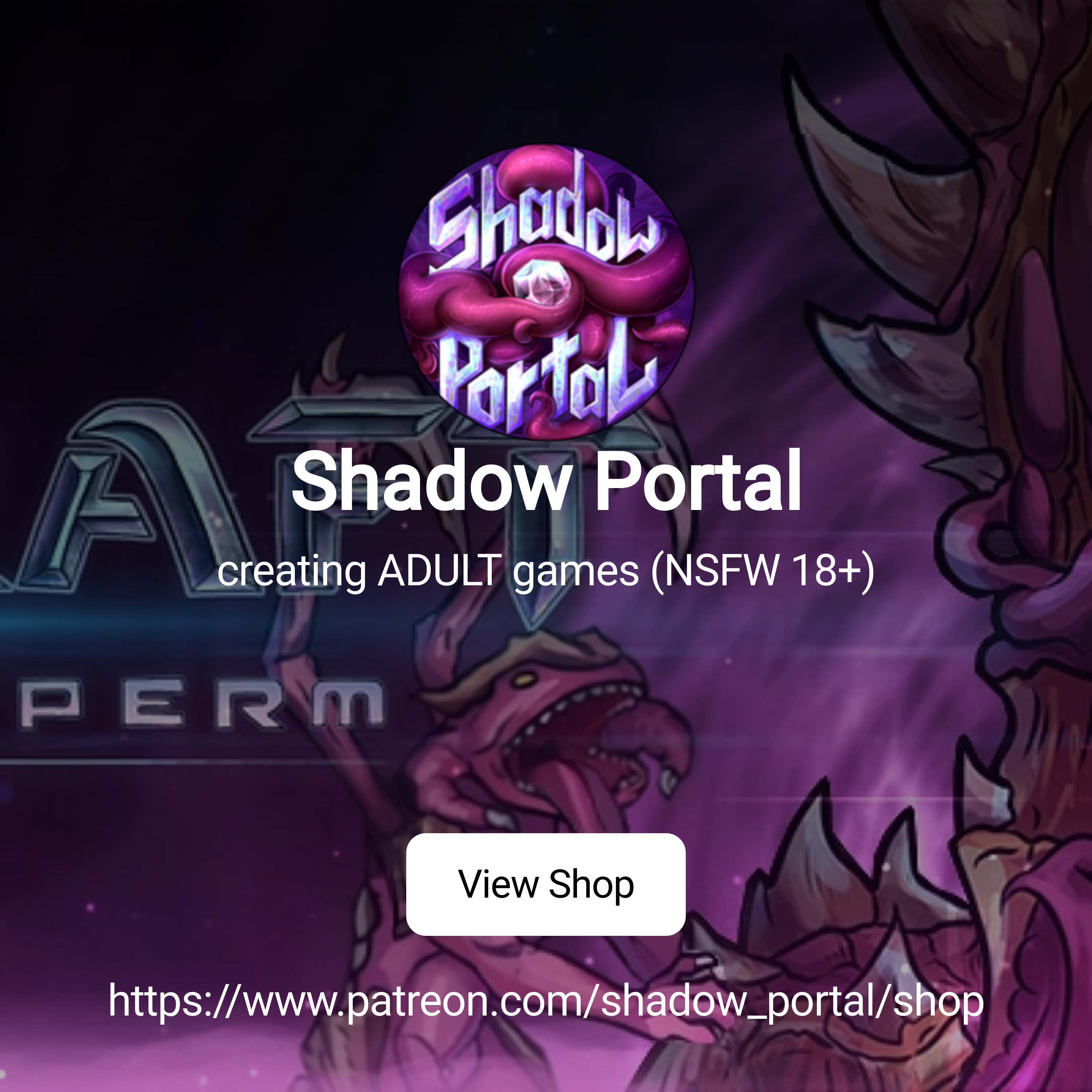 Shadow Portal | creating ADULT games (NSFW 18+) | Patreon