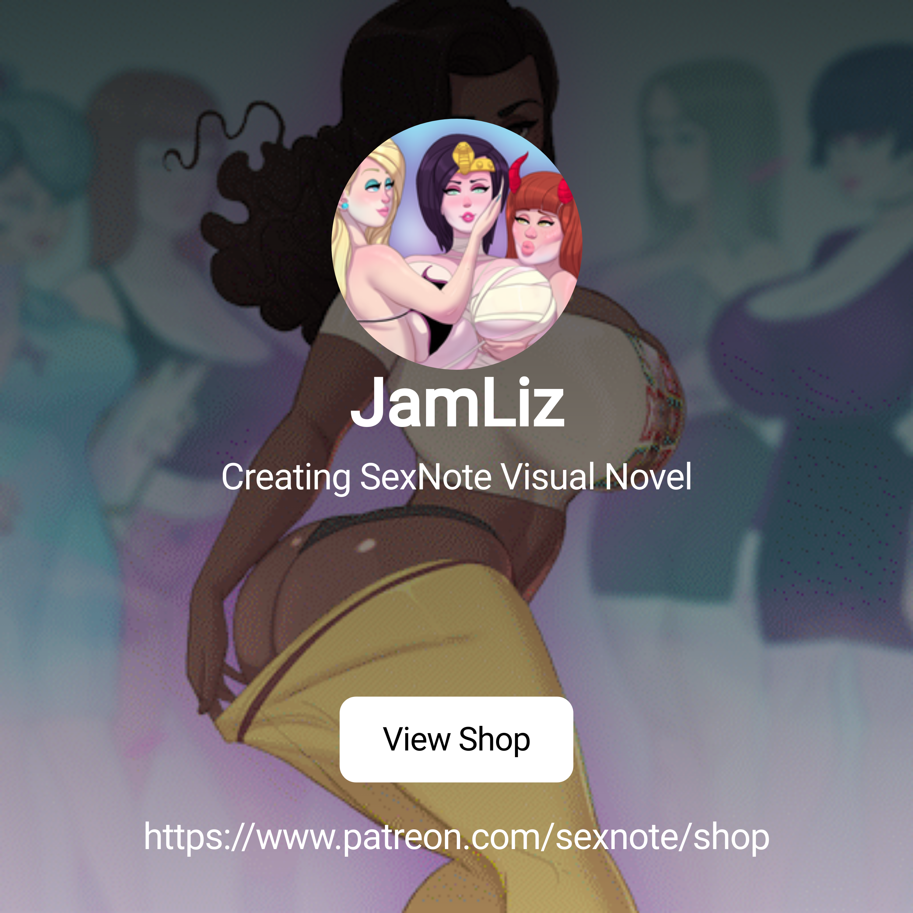 JamLiz | Creating SexNote Visual Novel | Patreon