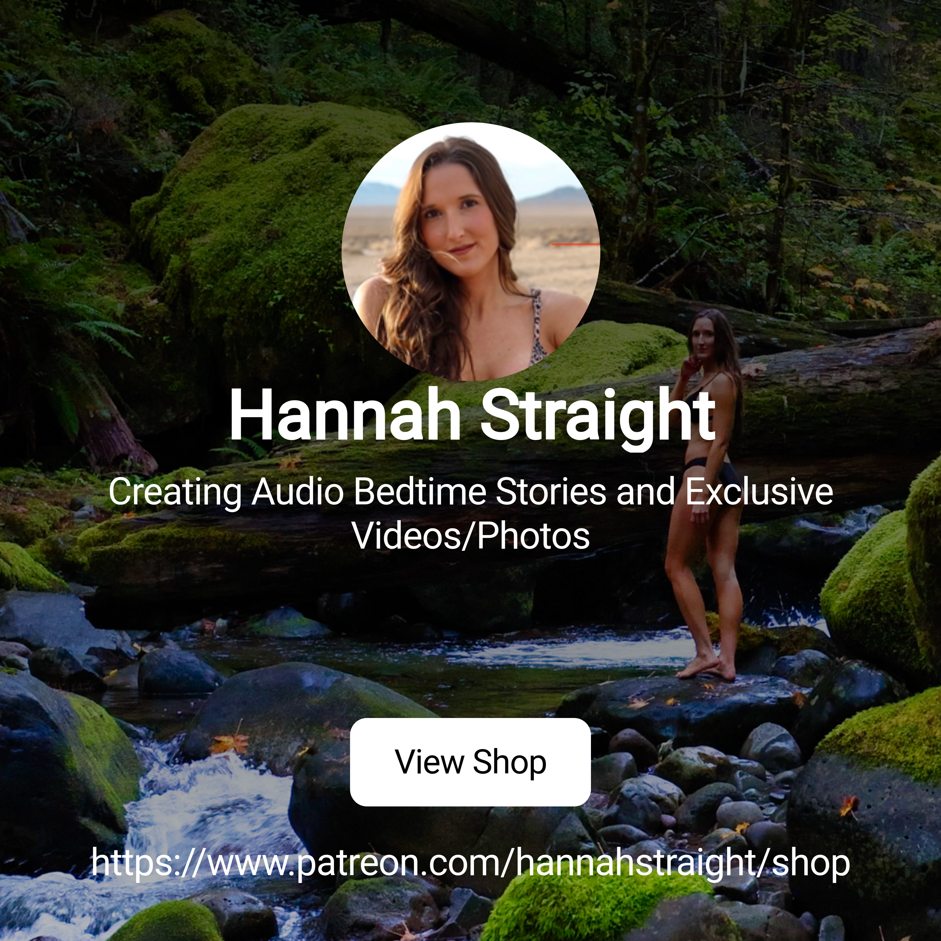 Hannah Straight | Creating Audio Bedtime Stories and Exclusive VideosPhotos  | Patreon