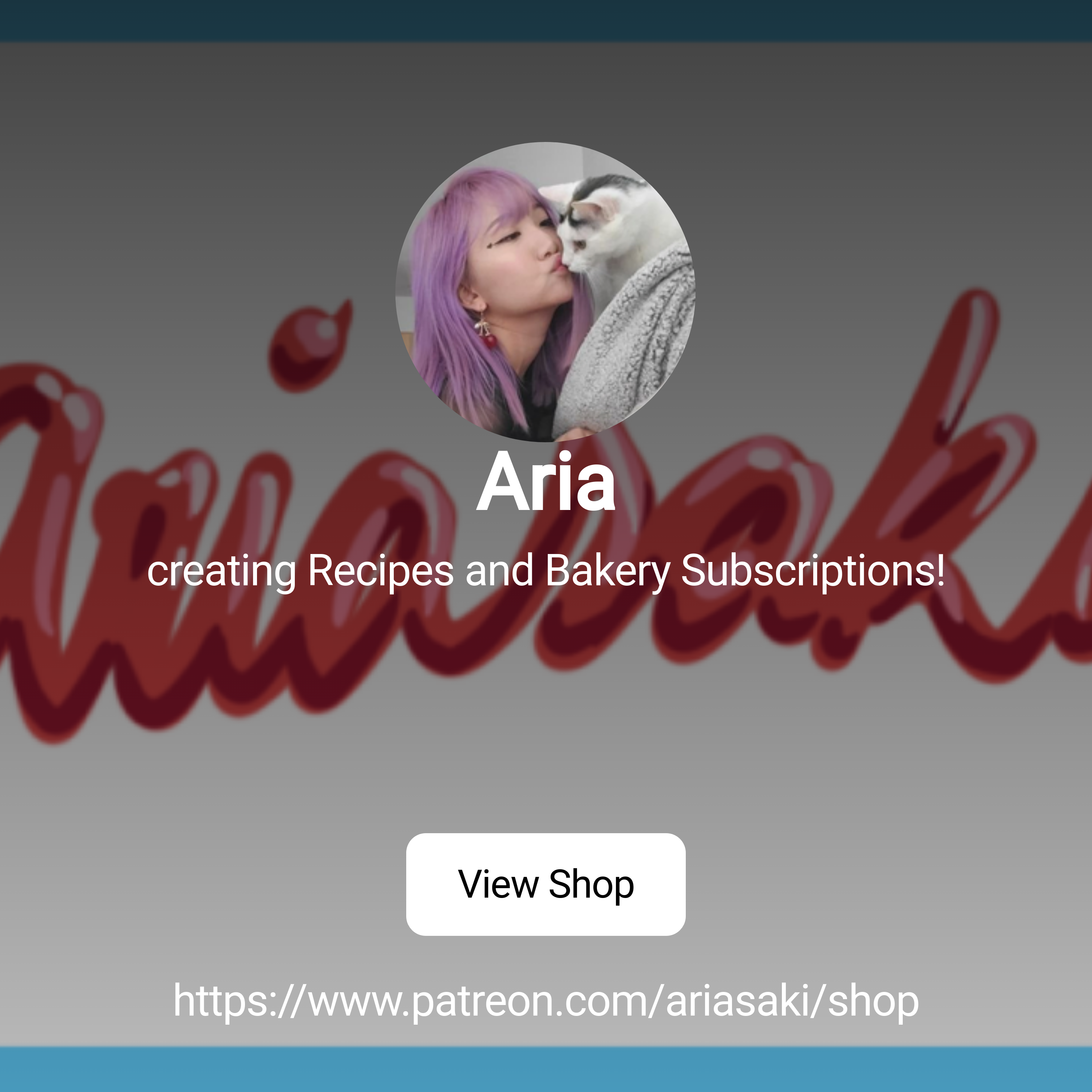 Aria | creating Recipes and Bakery Subscriptions! | Patreon