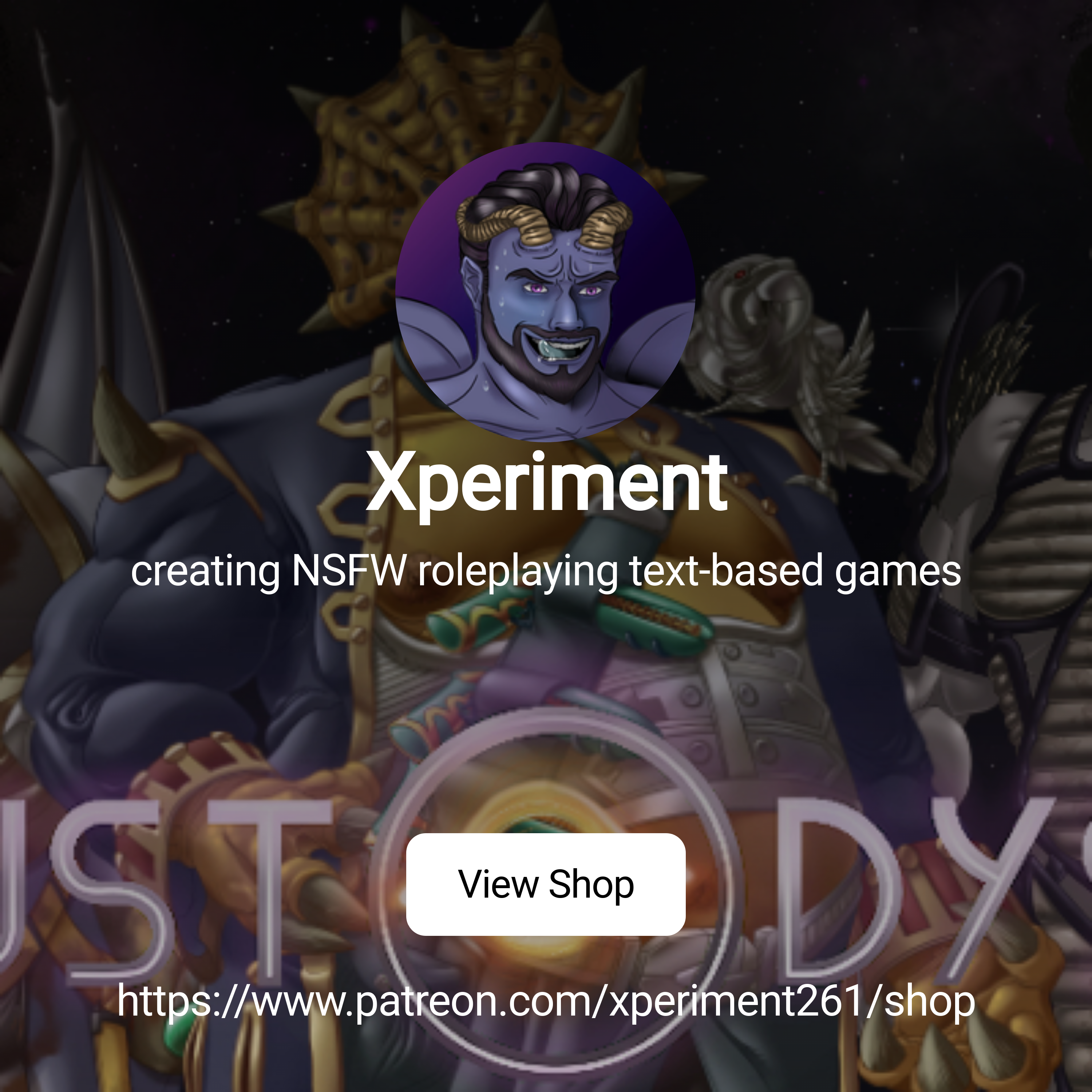 Xperiment | creating NSFW roleplaying text-based games | Patreon