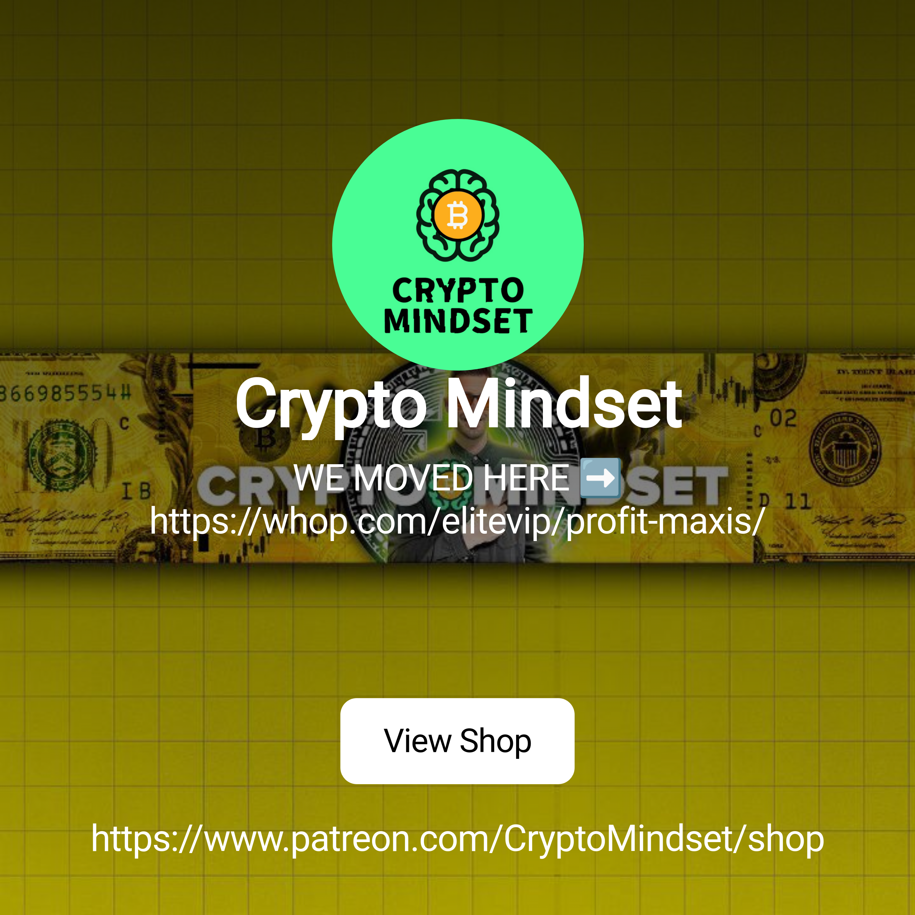 Crypto Mindset | Join VIP: https://whop.com/elitevip | Patreon