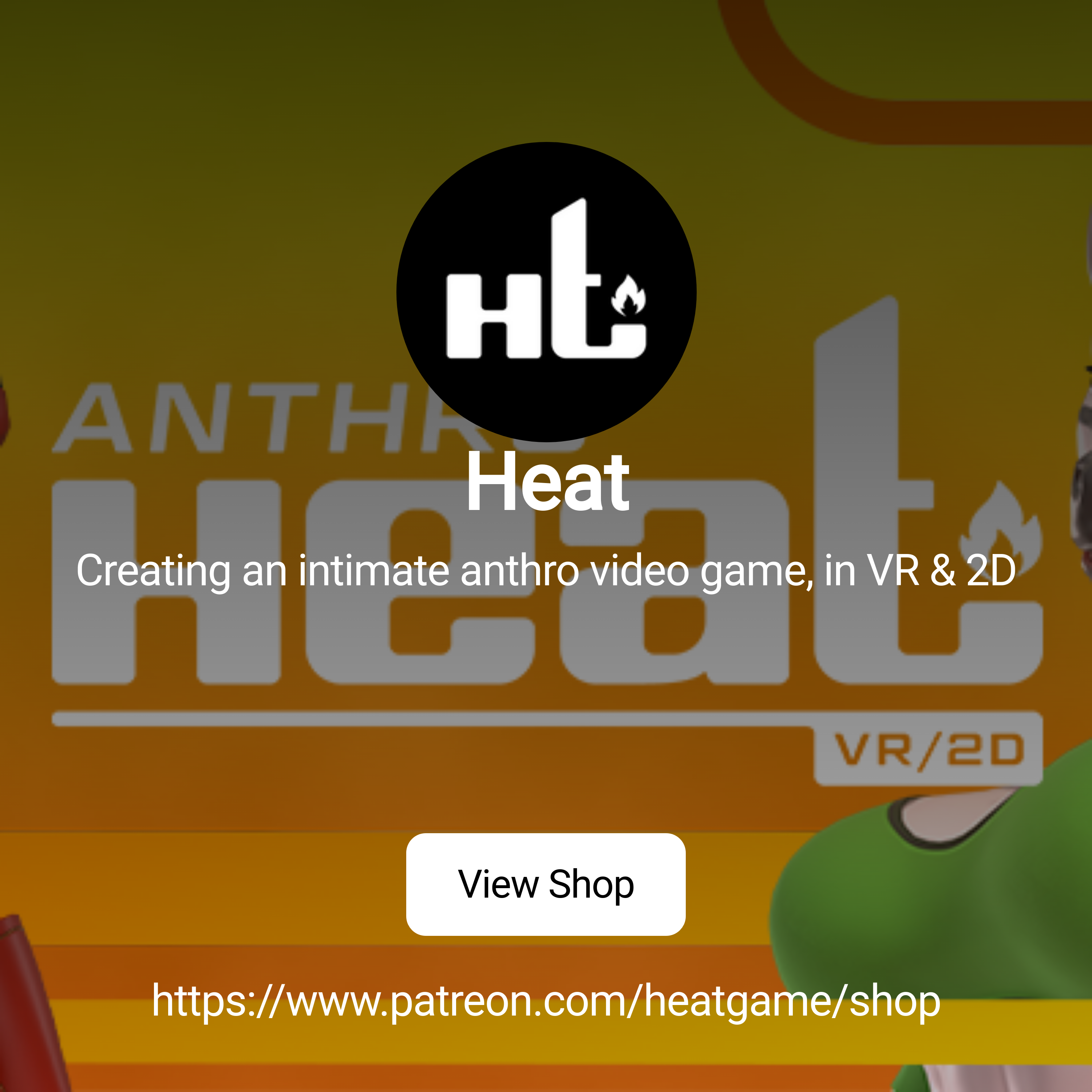 Heat | Creating an intimate anthro video game, in VR & 2D | Patreon