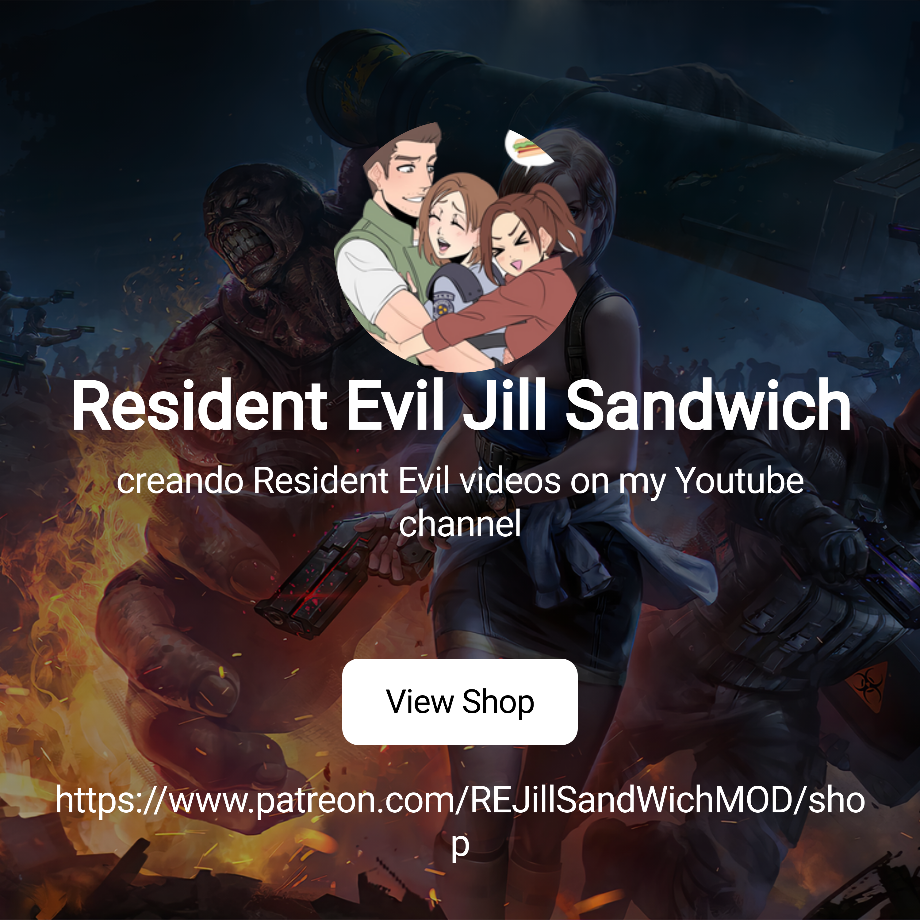 Resident Evil Jill Sandwich | creando Resident Evil videos on my Youtube  channel | Patreon