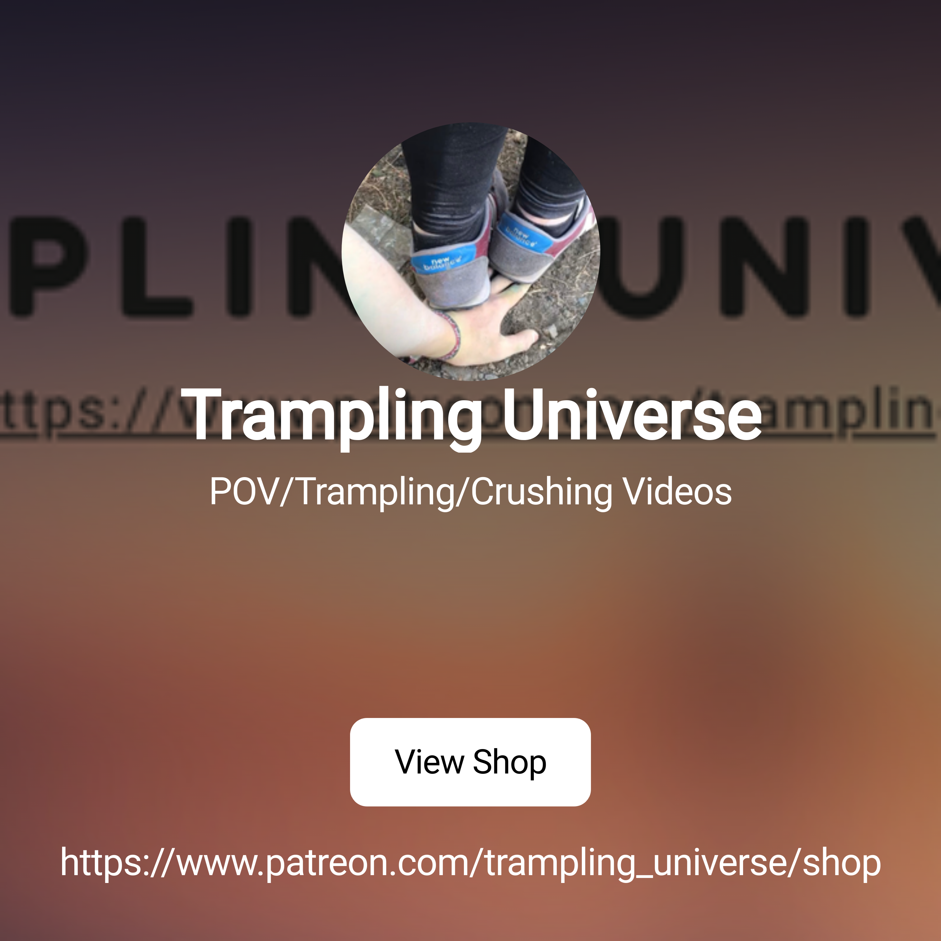 Trampling Universe | POV/Trampling/Crushing Videos | Patreon