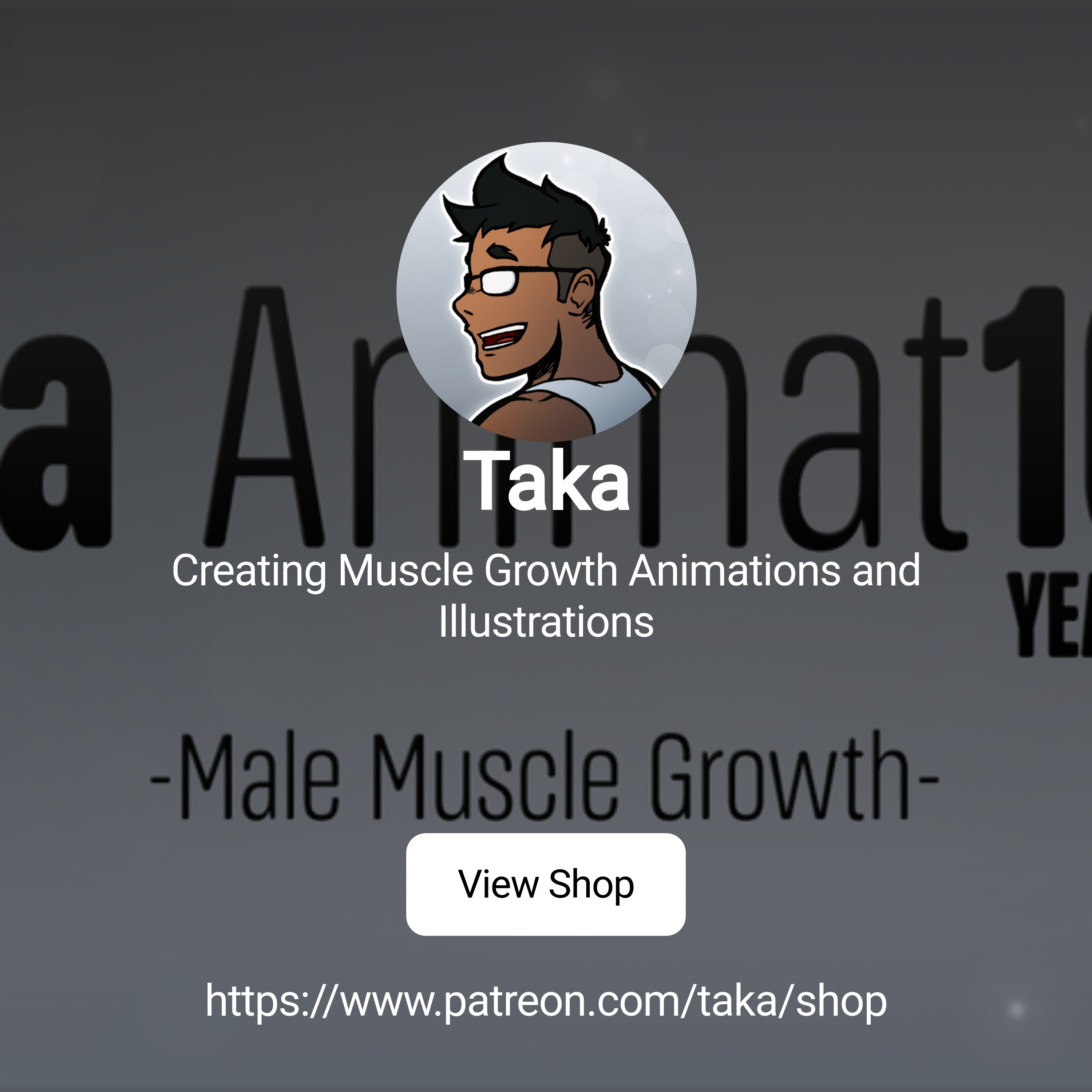 Taka muscle growth animations