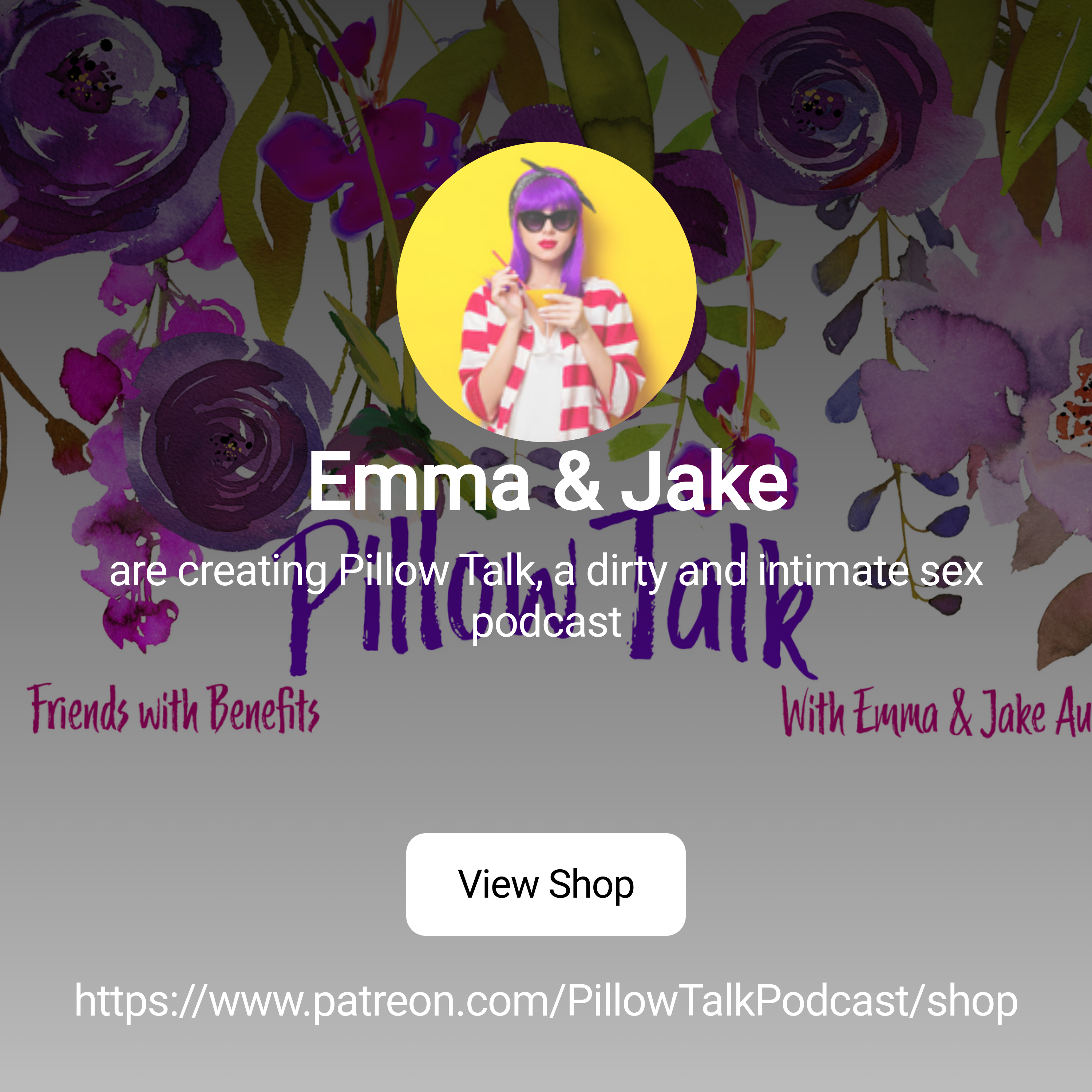 Emma & Jake | are creating Pillow Talk, a dirty and intimate sex podcast |  Patreon