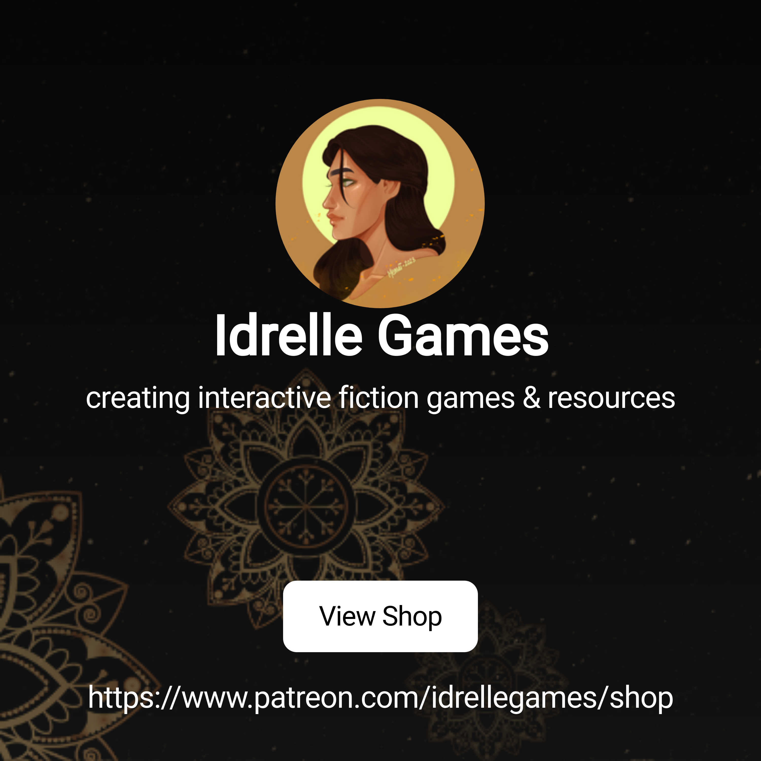 Idrelle Games | creating interactive fiction games & resources | Patreon