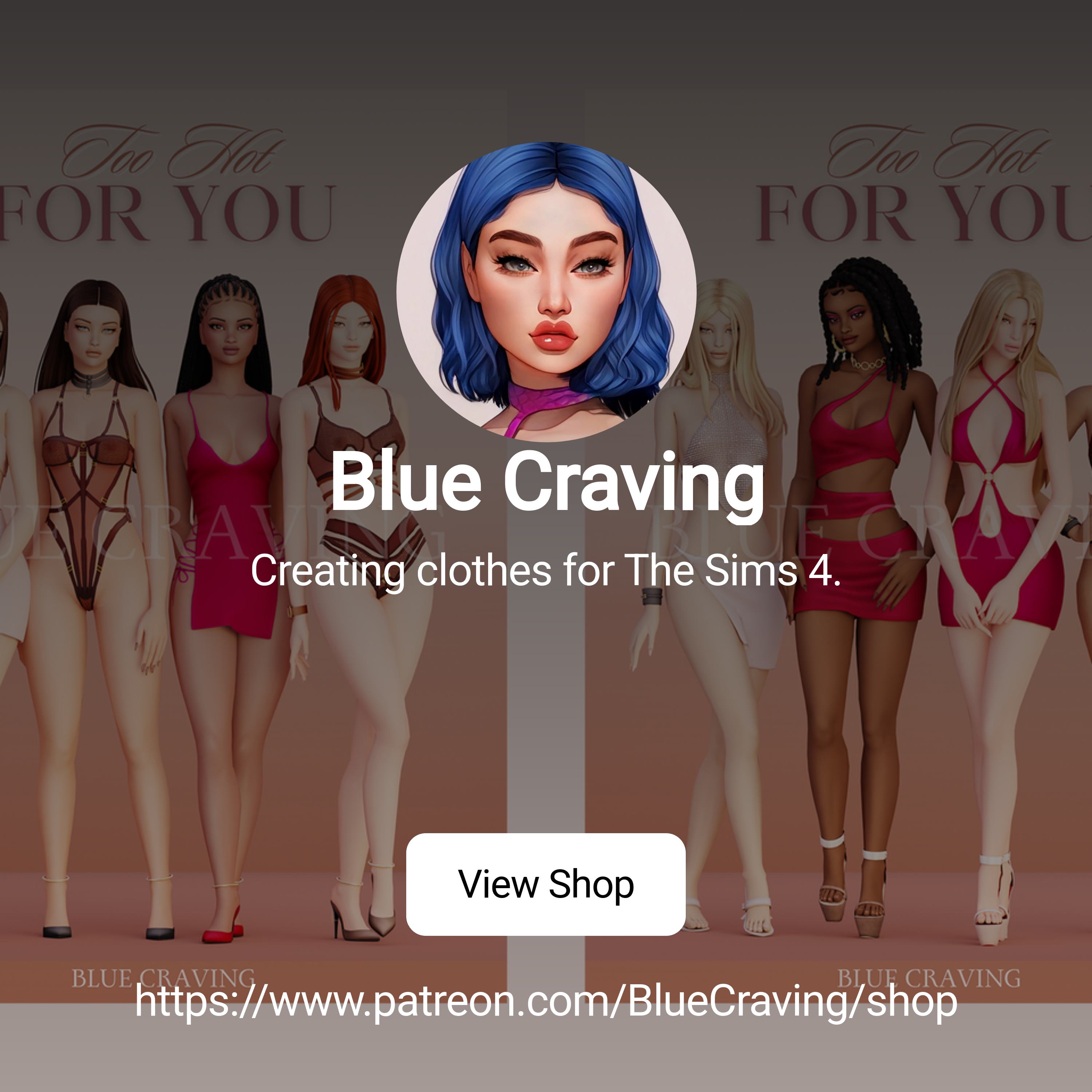 Blue Craving  Creating clothes for The Sims 4. | Patreon