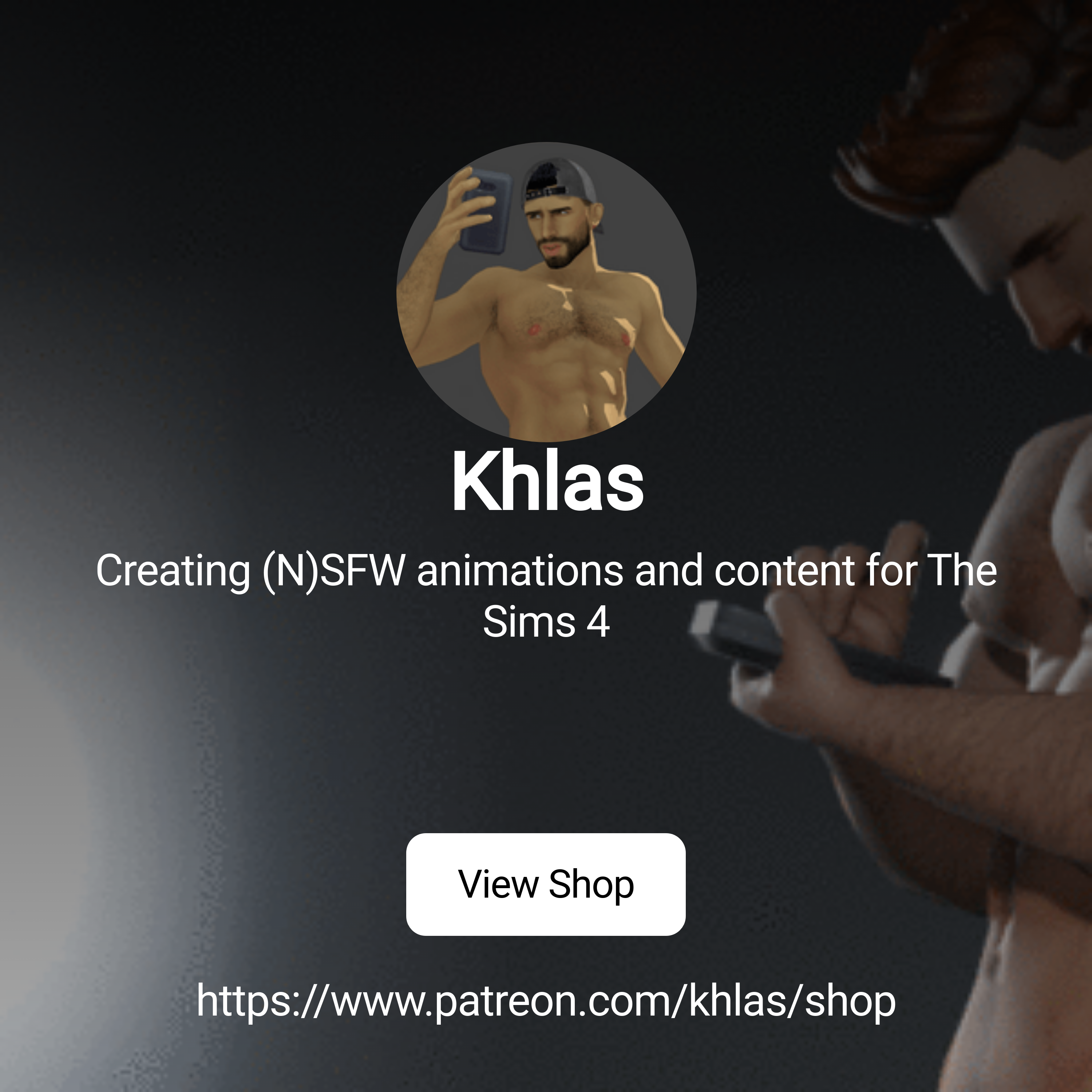 Khlas | Creating (N)SFW animations and content for The Sims 4 | Patreon