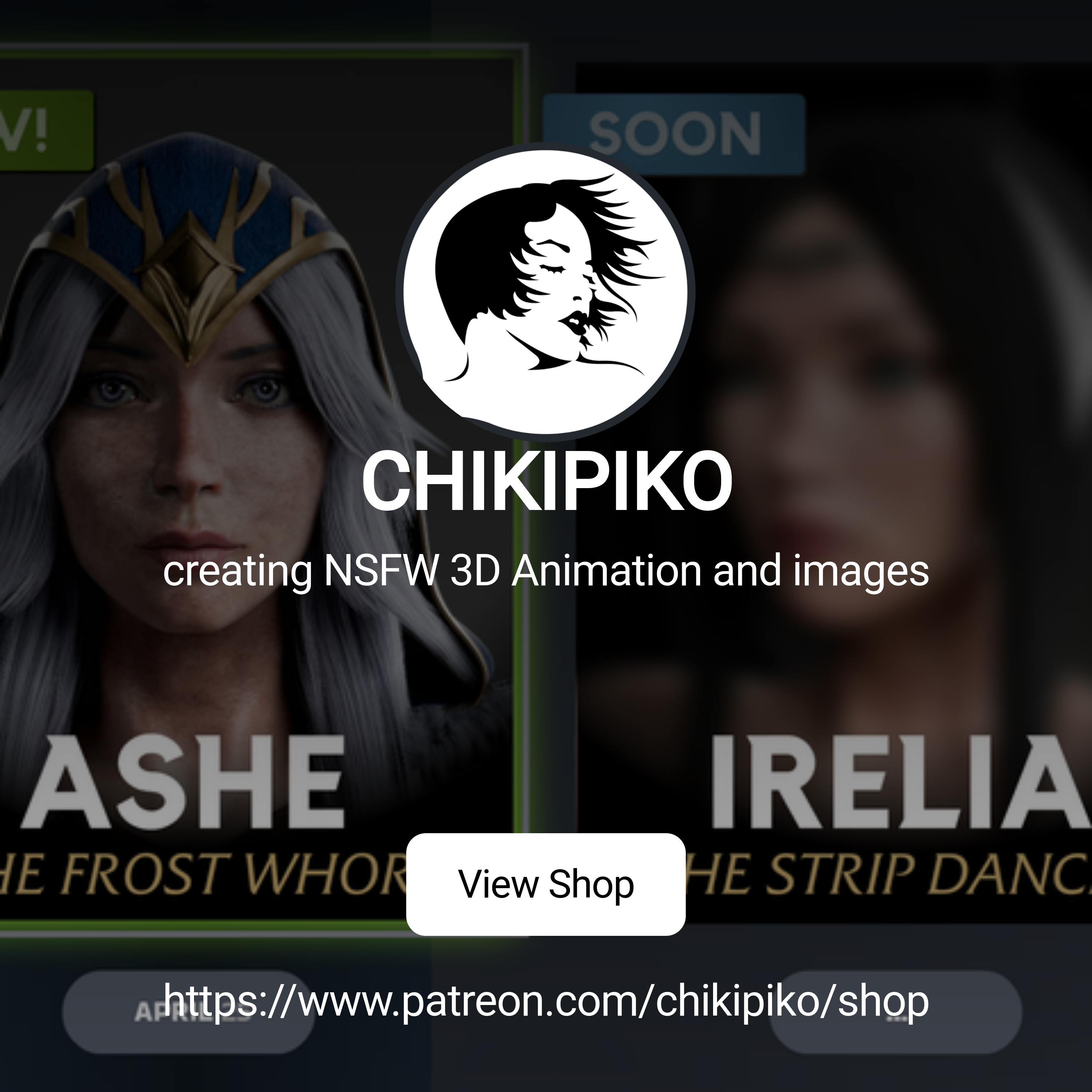 CHIKIPIKO | creating NSFW 3D Animation and images | Patreon