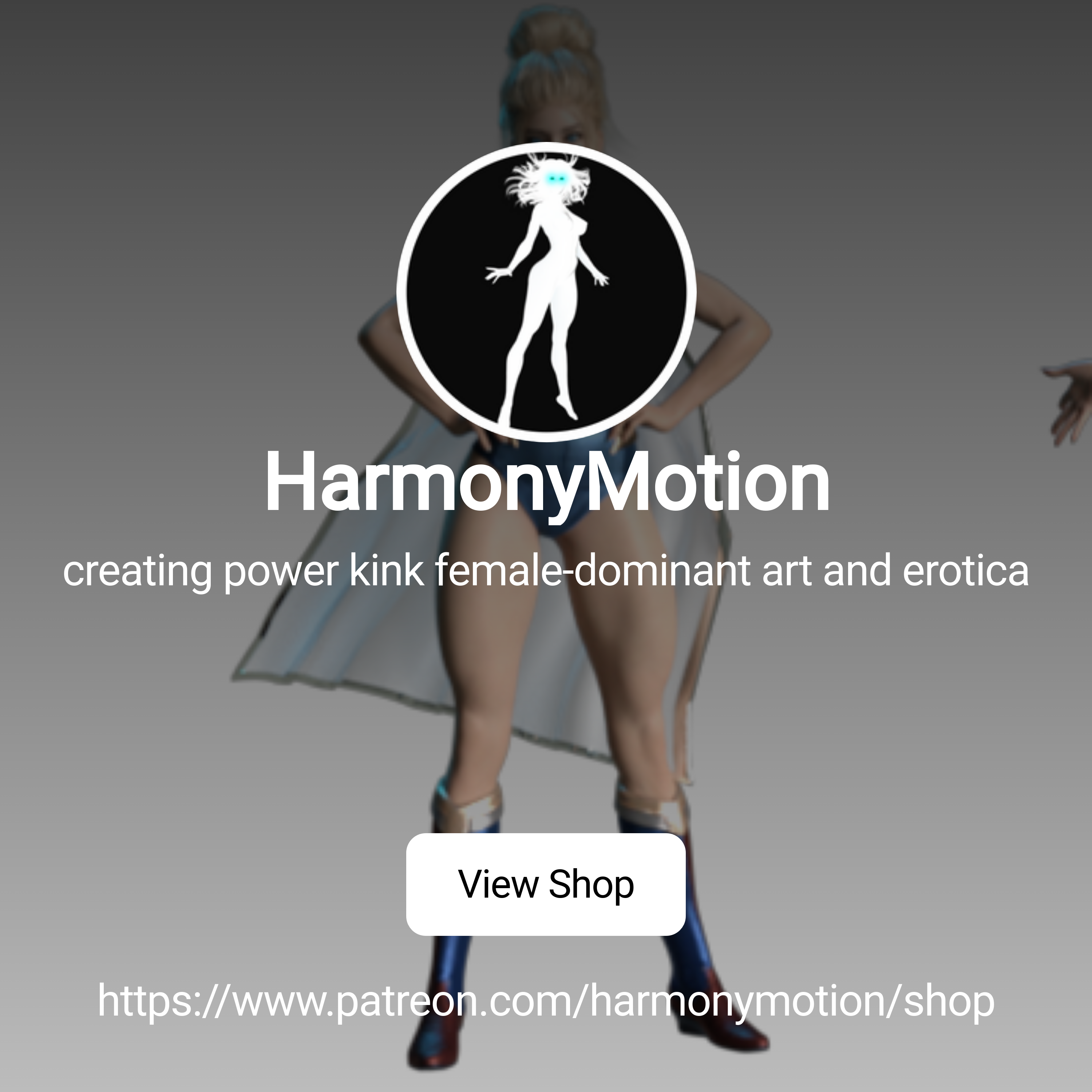 HarmonyMotion | creating power kink female-dominant art and erotica |  Patreon