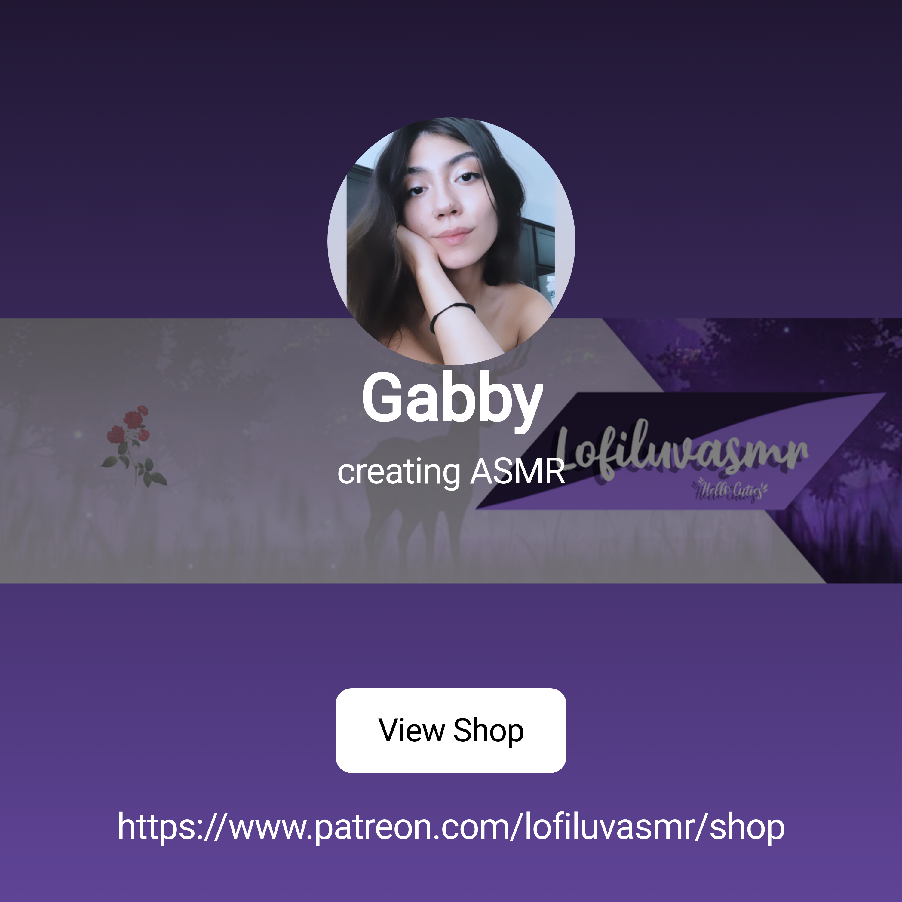Gabby | creating ASMR | Patreon
