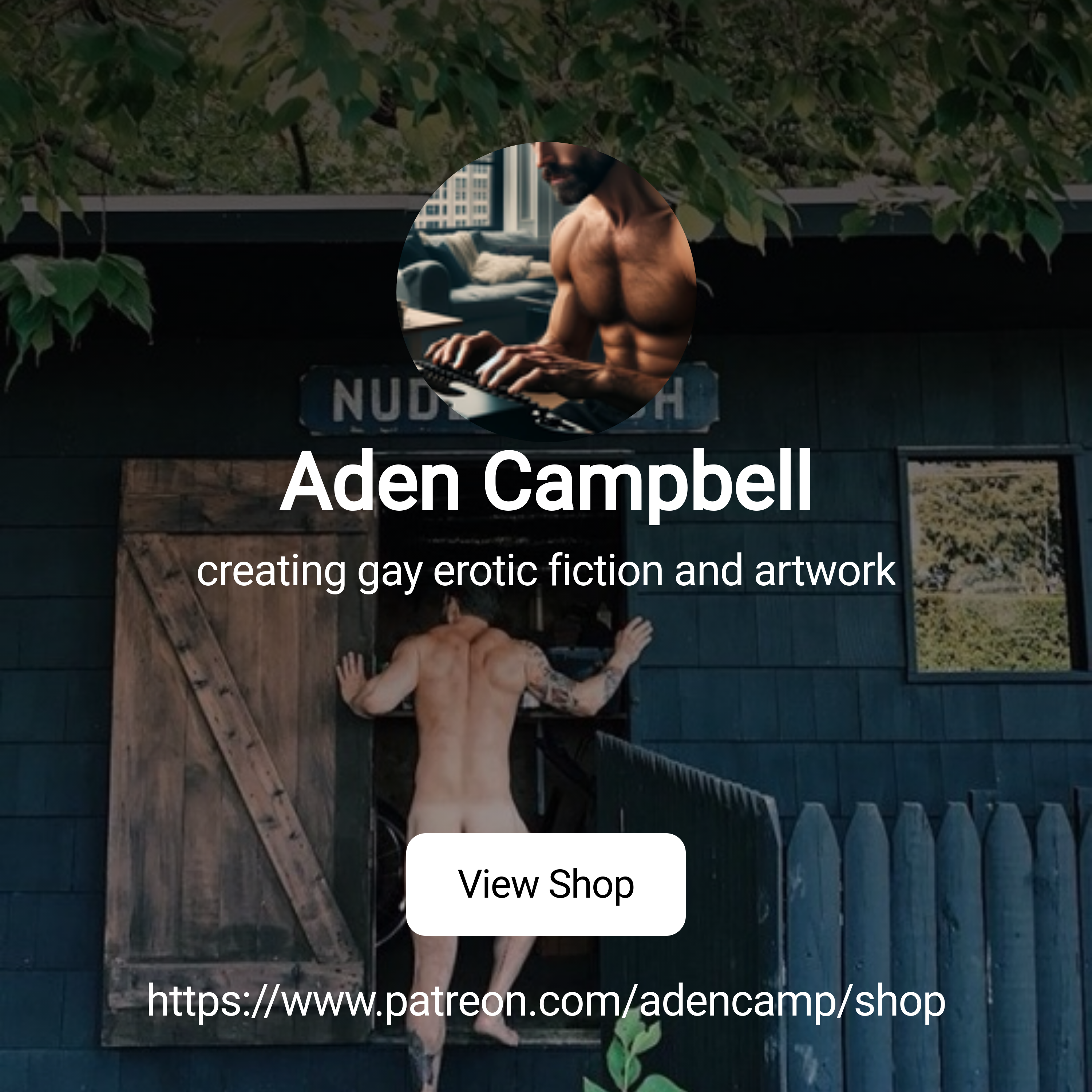 Aden Campbell | creating gay erotic fiction and artwork | Patreon