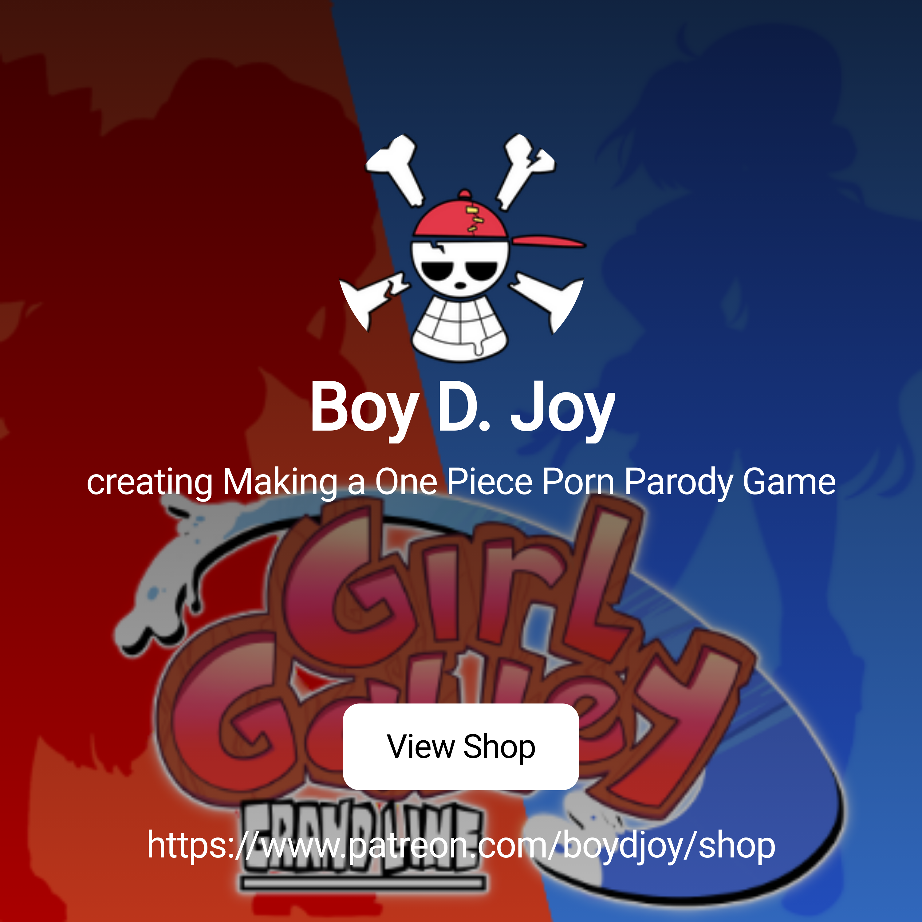 Boy D. Joy | creating Making a One Piece Porn Parody Game | Patreon