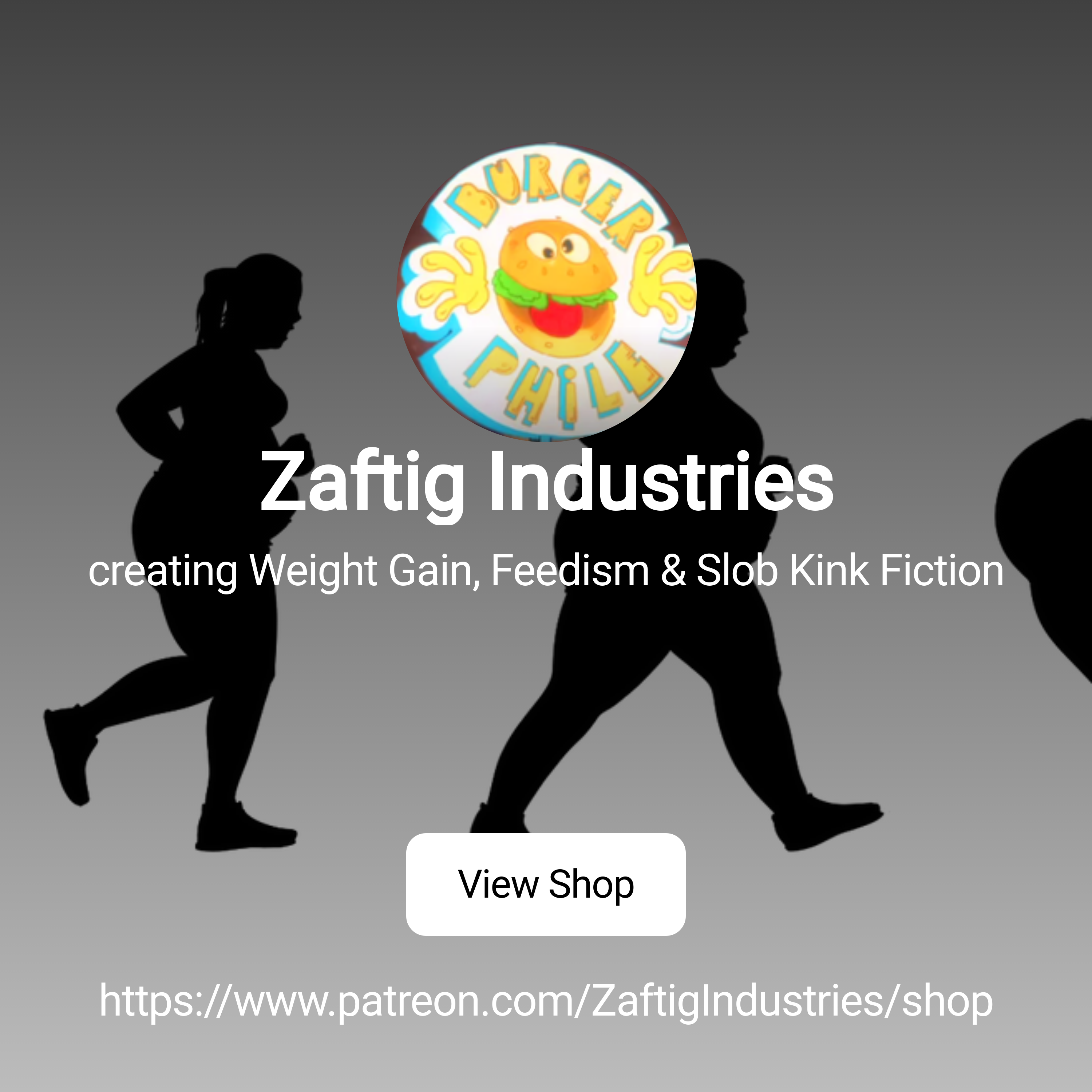 Zaftig Industries | creating Weight Gain, Feedism & Slob Kink Fiction |  Patreon