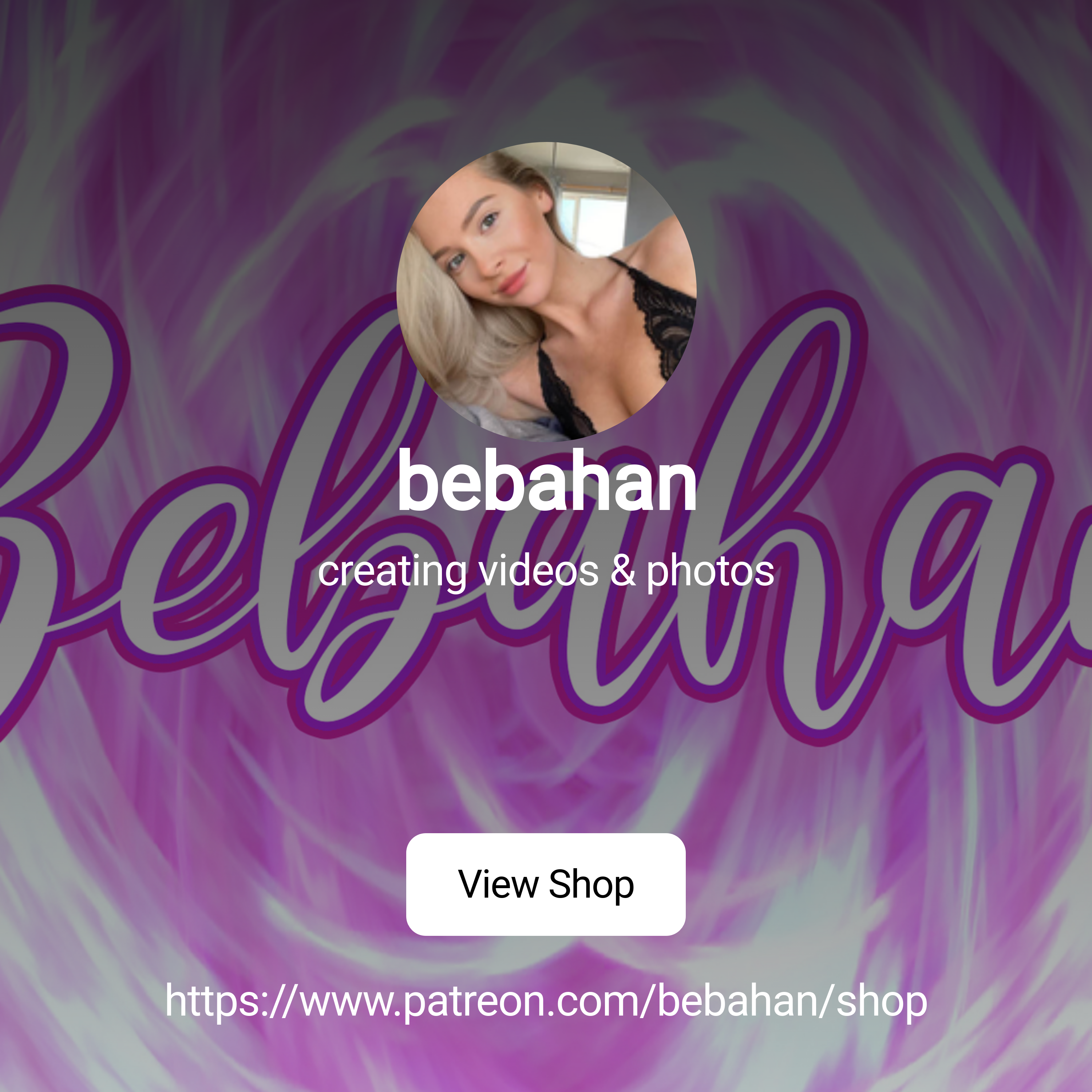 bebahan | creating videos & photos | Patreon