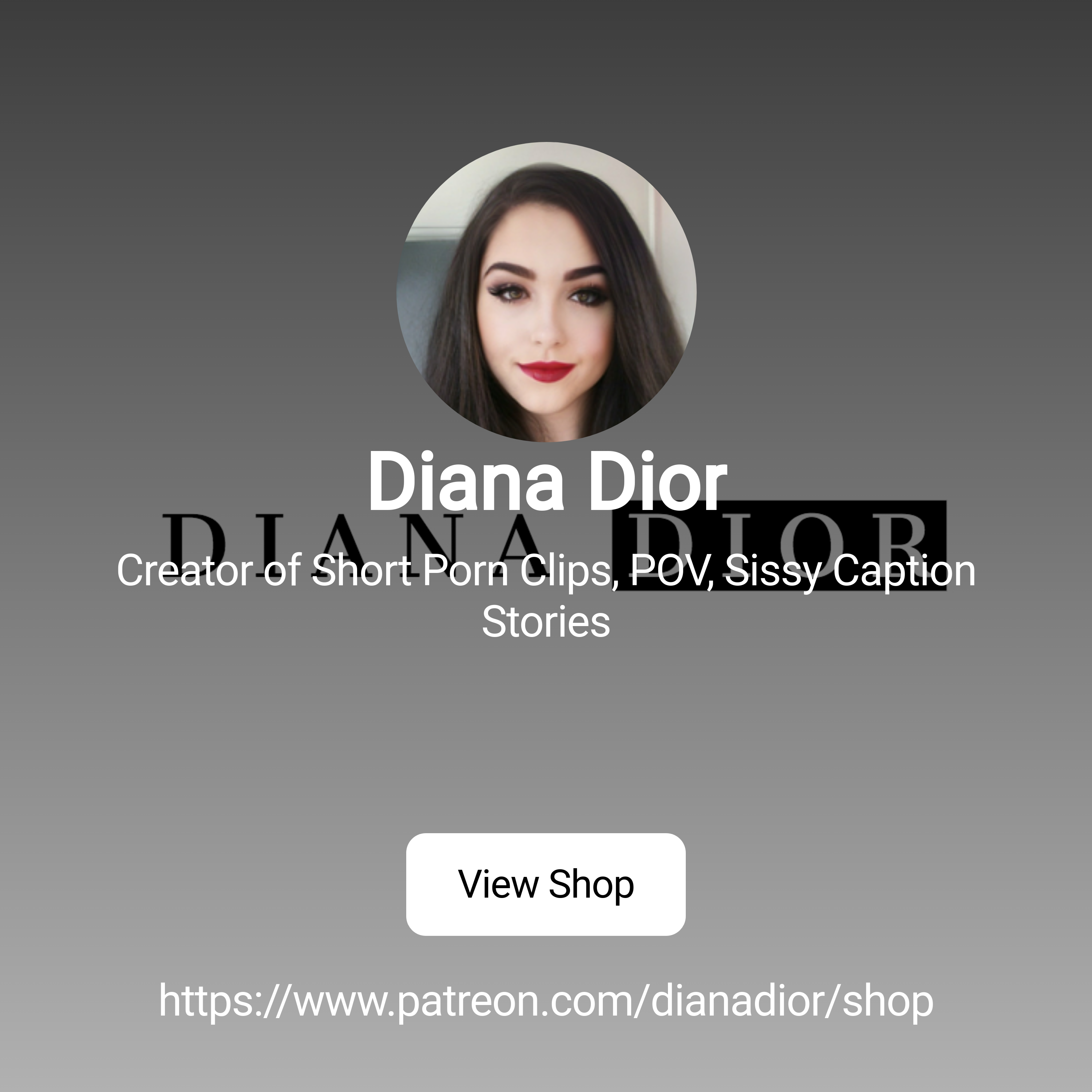 Diana Dior | Creator of Short Porn Clips, POV, Sissy Caption Stories |  Patreon