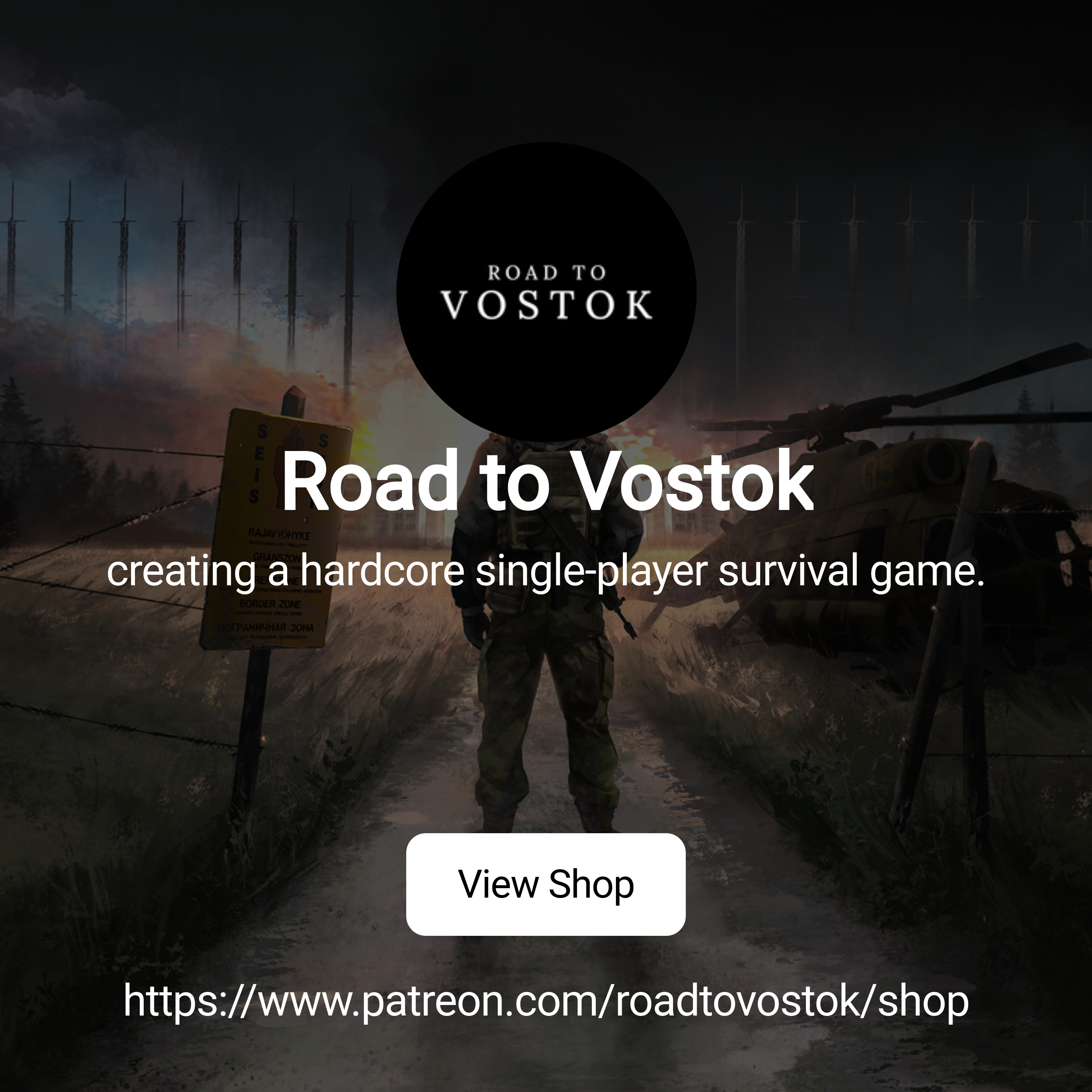 Road to Vostok | creating a hardcore single-player survival game. | Patreon