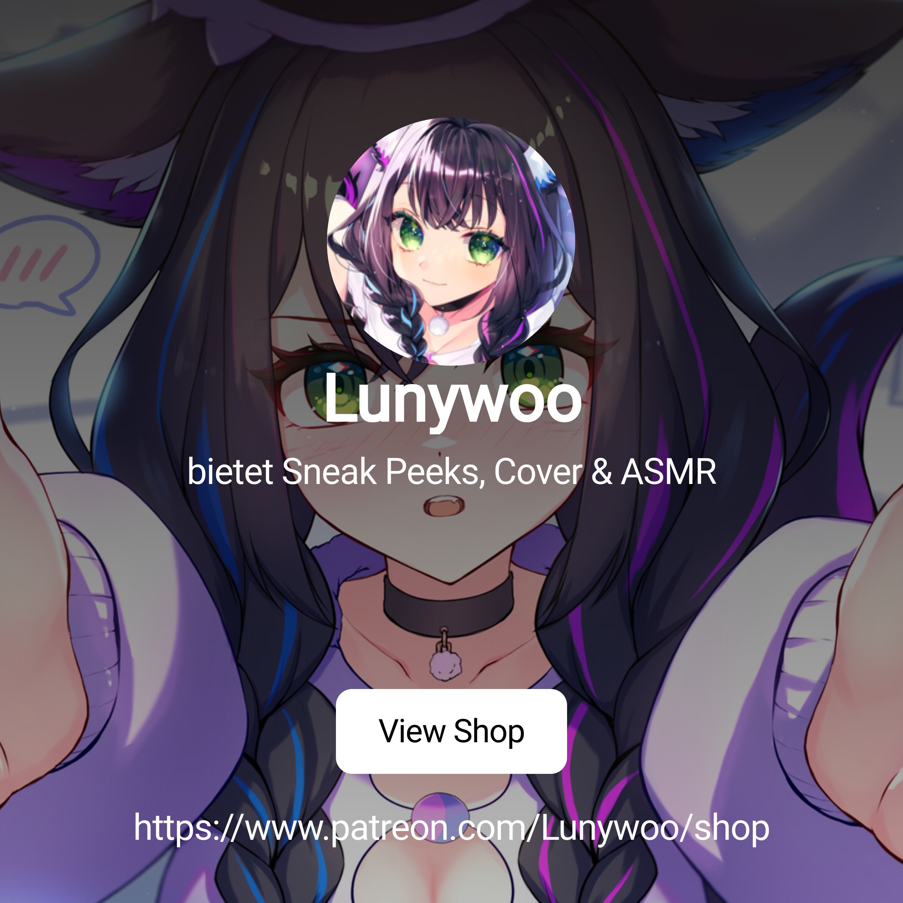 Lunywoo | bietet Artworks, Cover & ASMR | Patreon