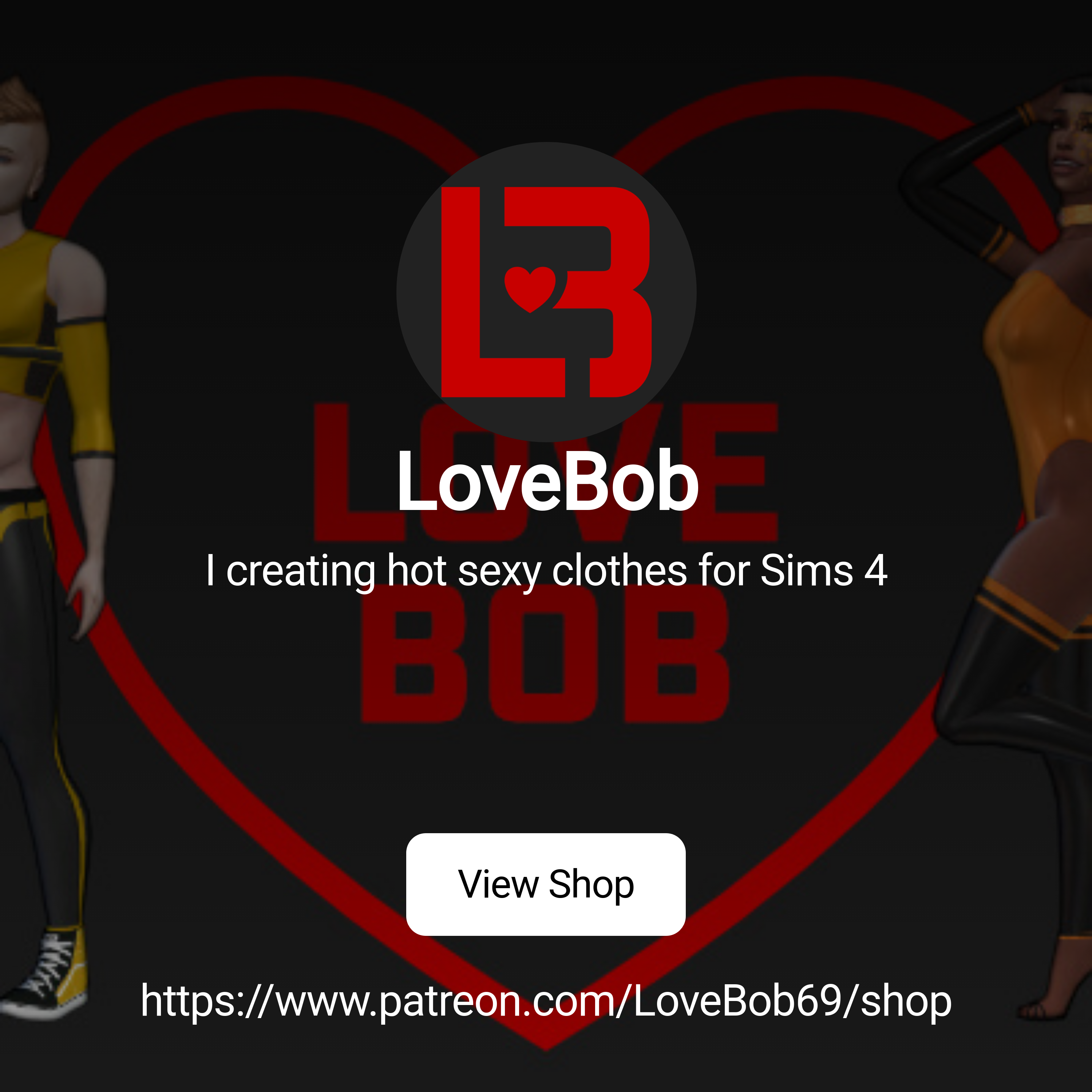 LoveBob | I creating hot sexy clothes for Sims 4