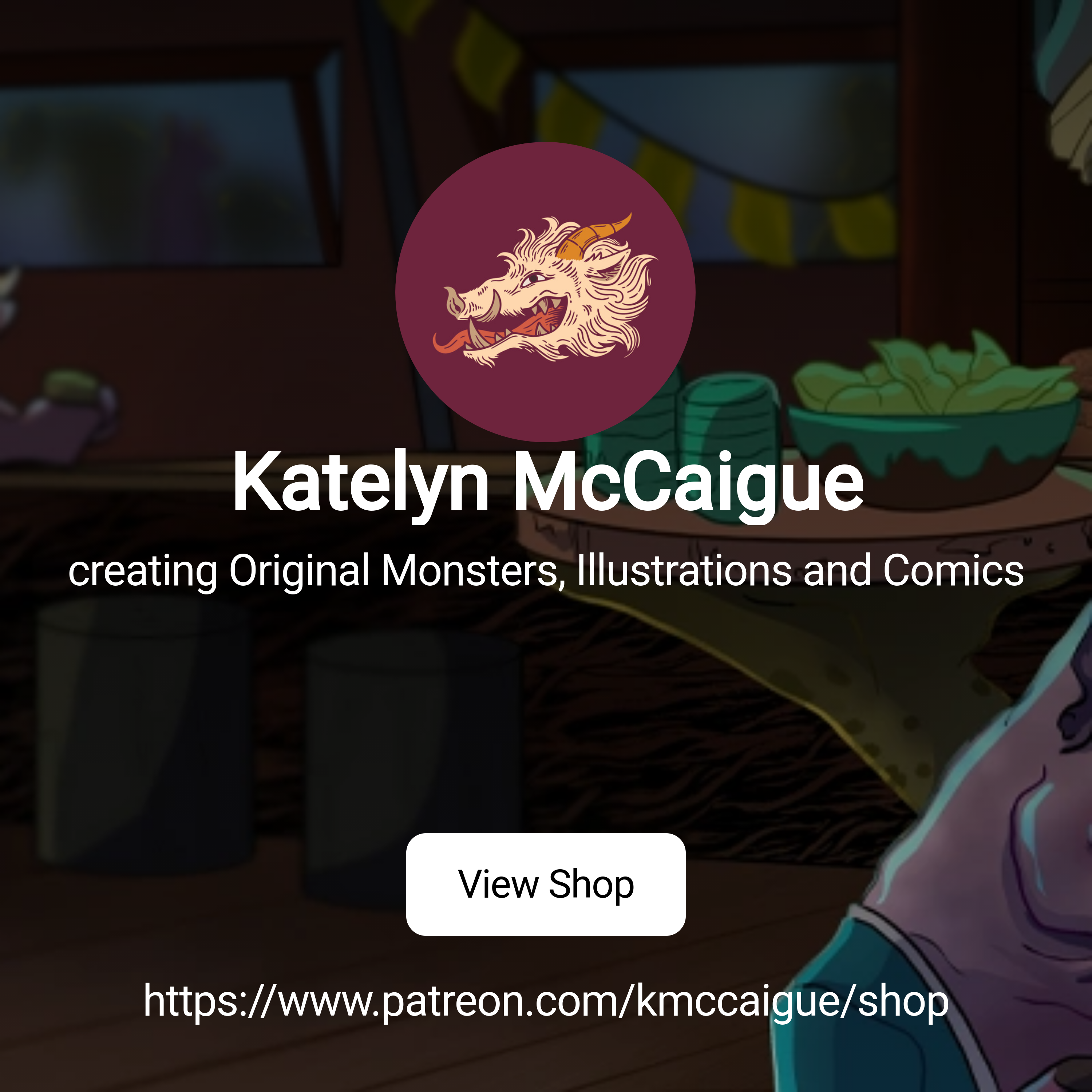 Katelyn McCaigue | creating Original Monsters, Illustrations and Comics |  Patreon, image size:3000x3000
