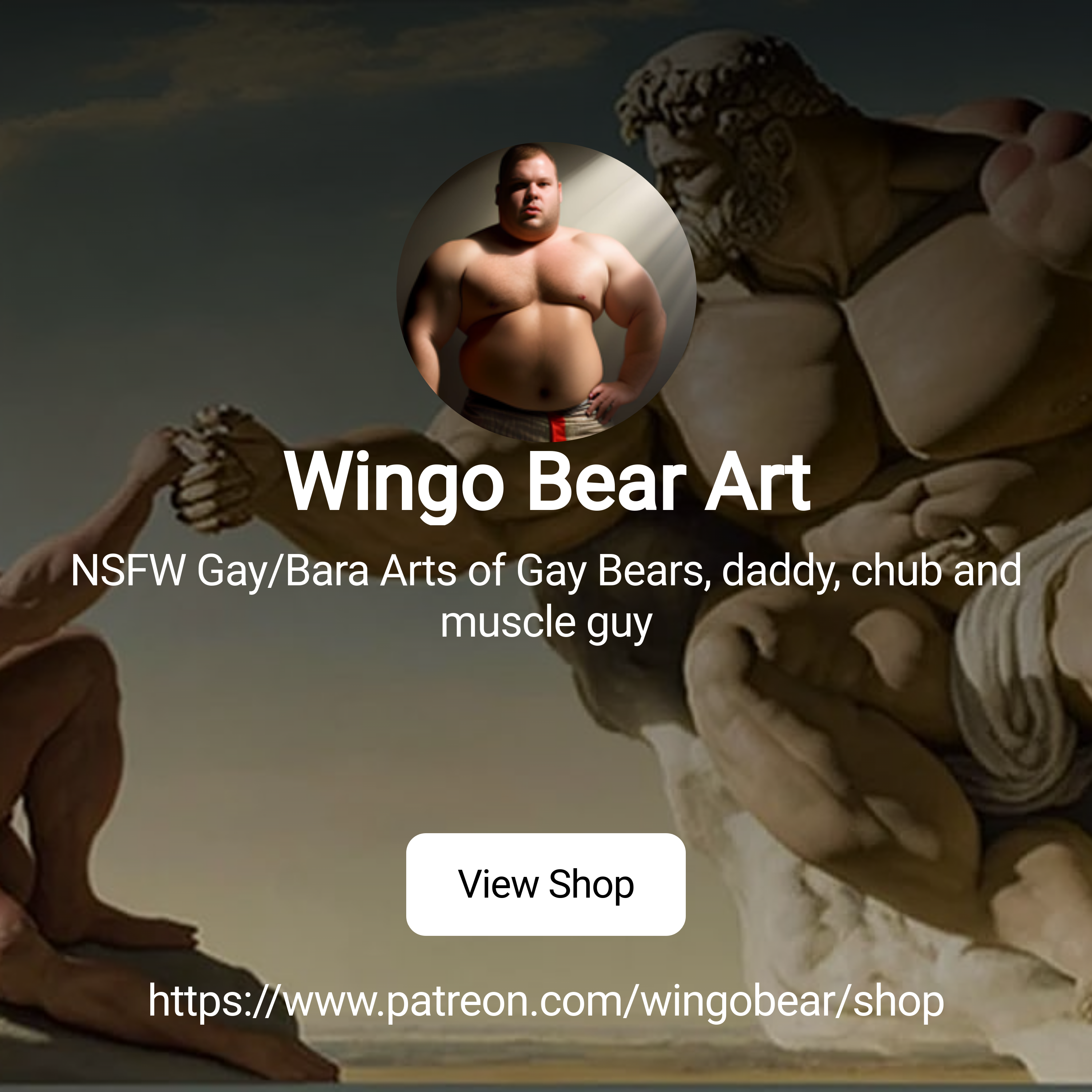 Wingo Bear Art | NSFW Gay/Bara Arts of Gay Bears, daddy, chub and muscle  guy | Patreon