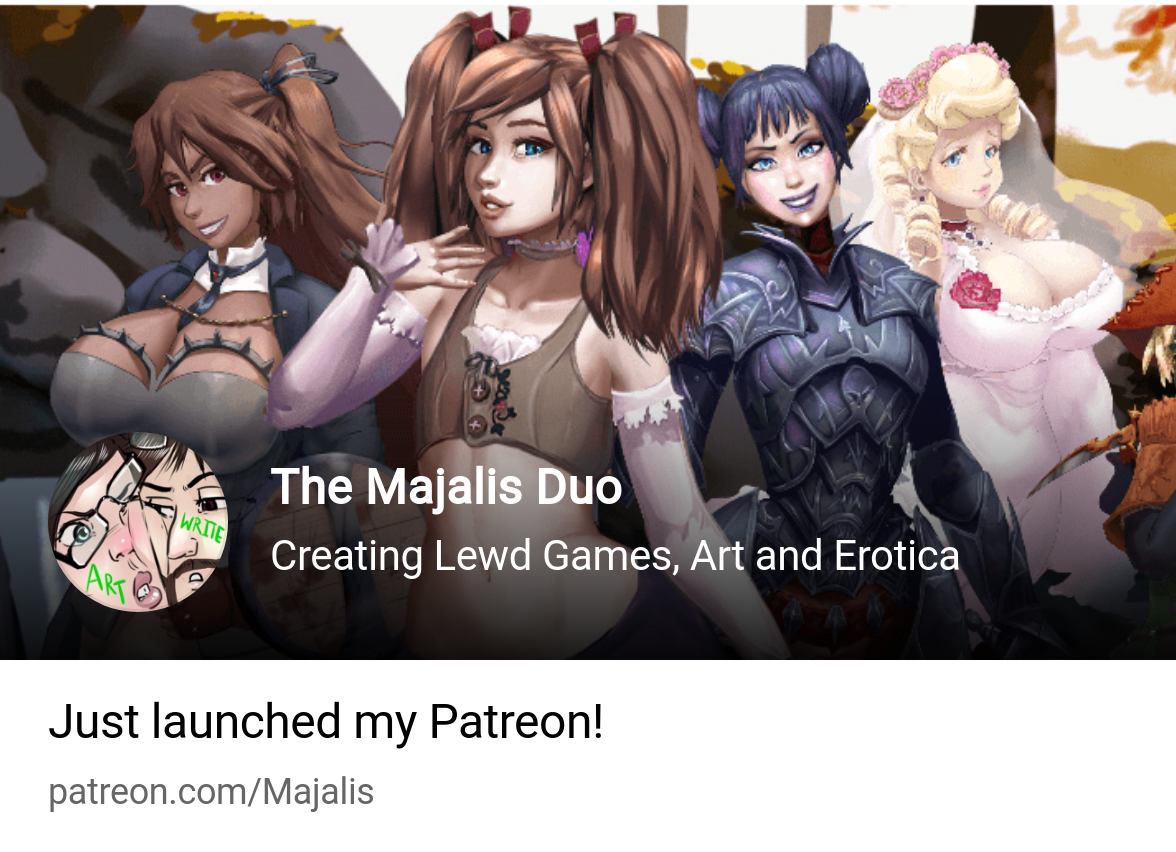 The Majalis Duo | Creating Lewd Games, Art and Erotica | Patreon