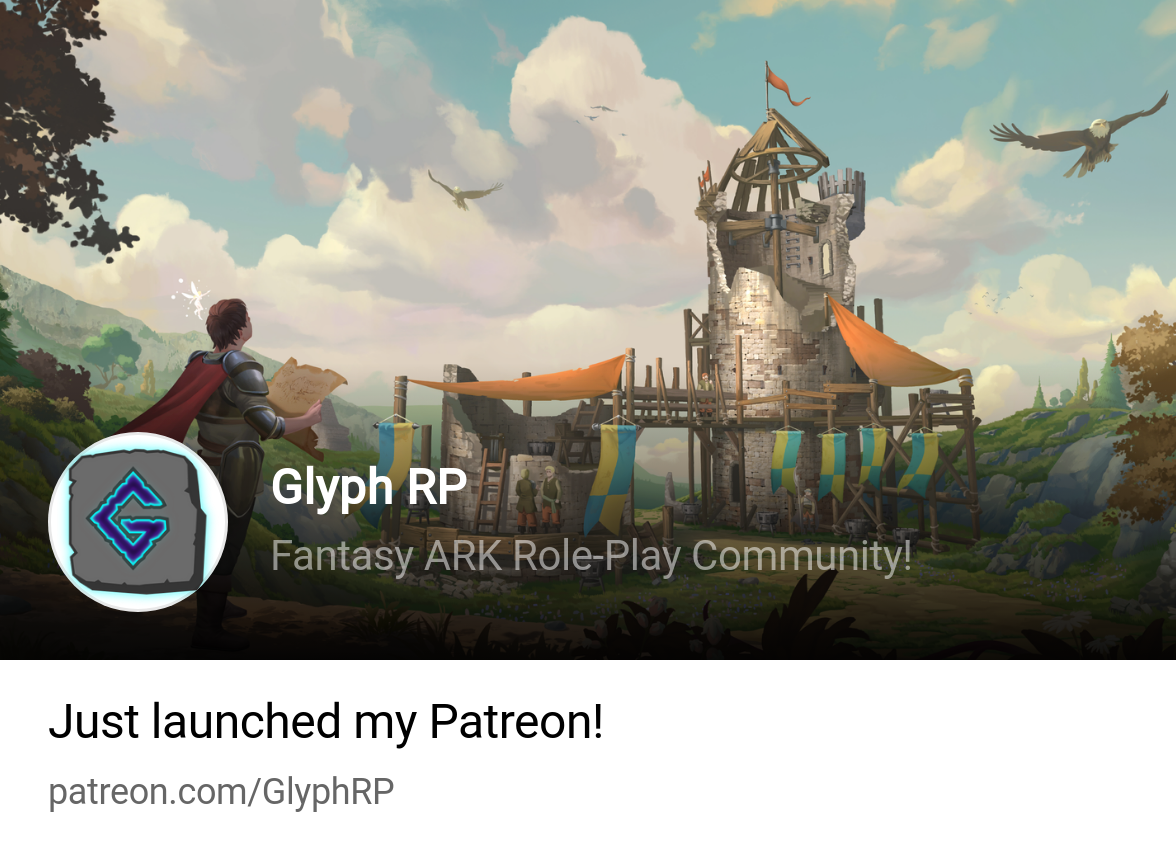 Glyph RP – Your journey starts here.