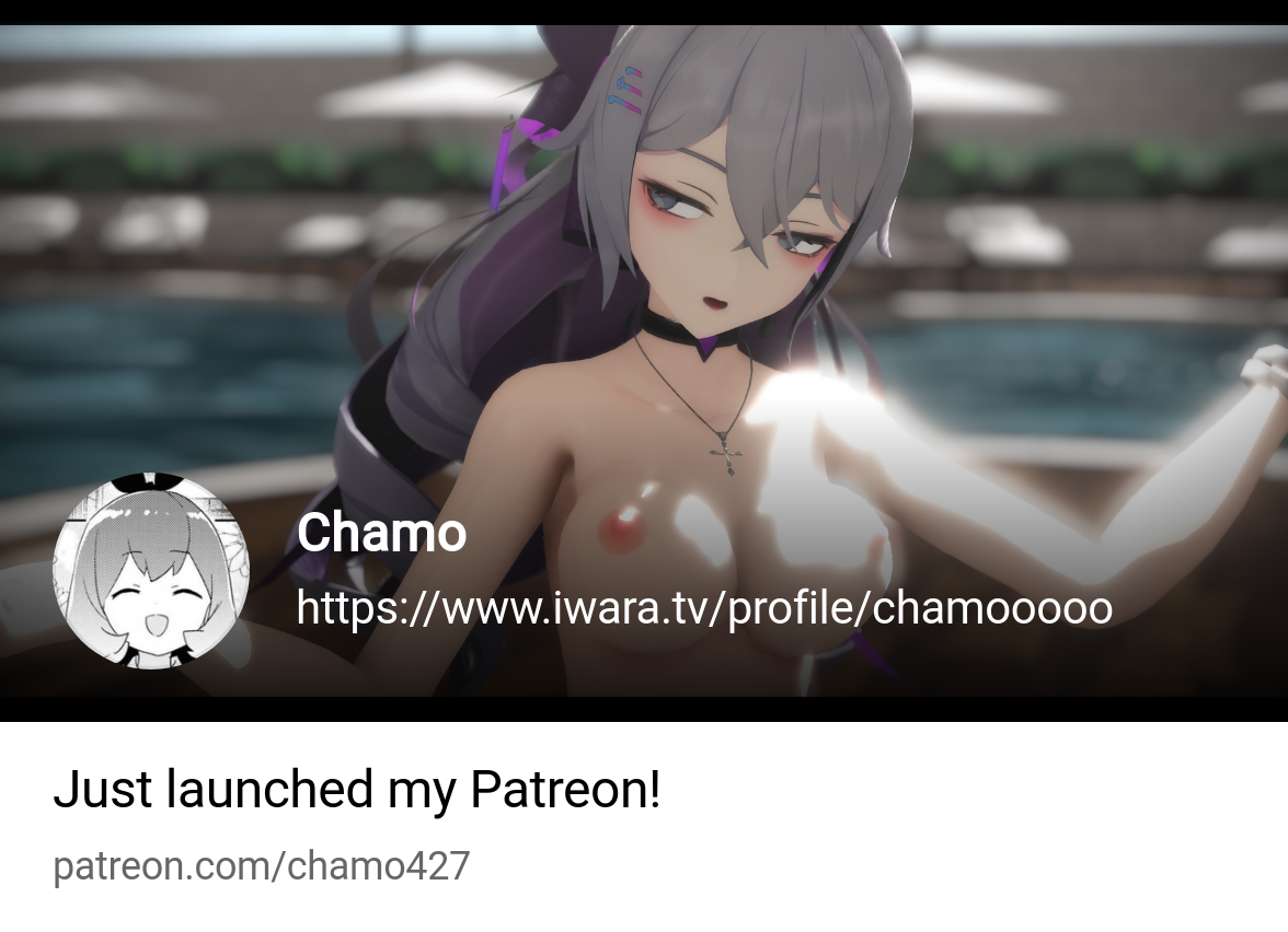 Chamo | https://www.iwara.tv/profile/chamooooo | Patreon