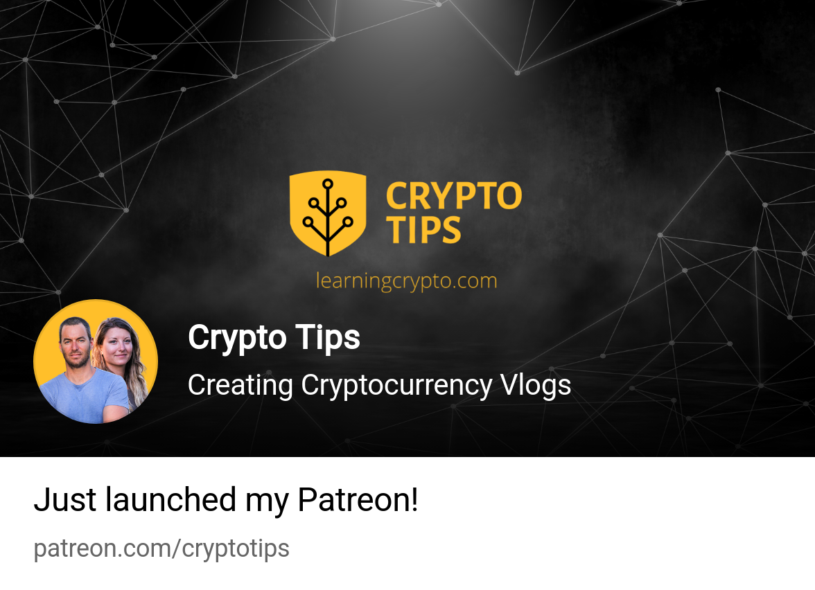 Crypto Tips | Creating Cryptocurrency Vlogs | Patreon