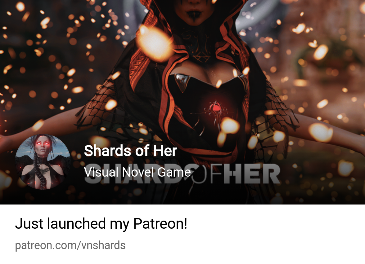 Shards of Her | Visual Novel Game | Patreon