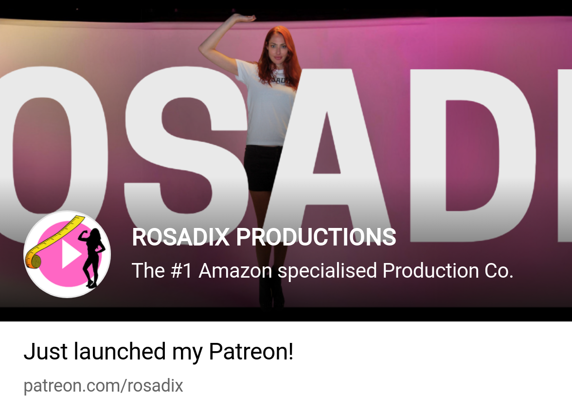 ROSADIX PRODUCTIONS | The #1 Amazon specialised Production Co. | Patreon