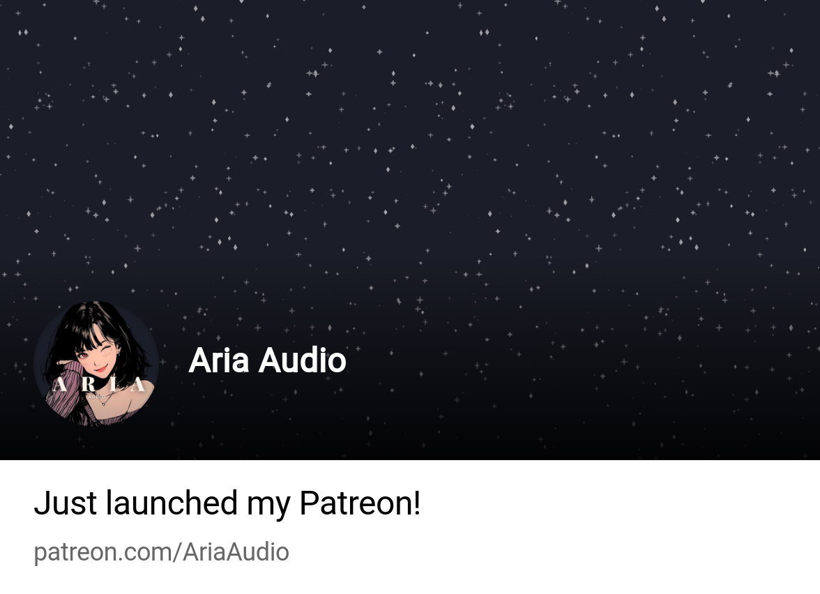 Aria Audio | Patreon