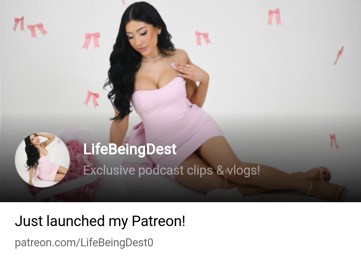 LifeBeingDest Exclusive livestream seshes, vlogs and Highcast Podcast clips! Patreon