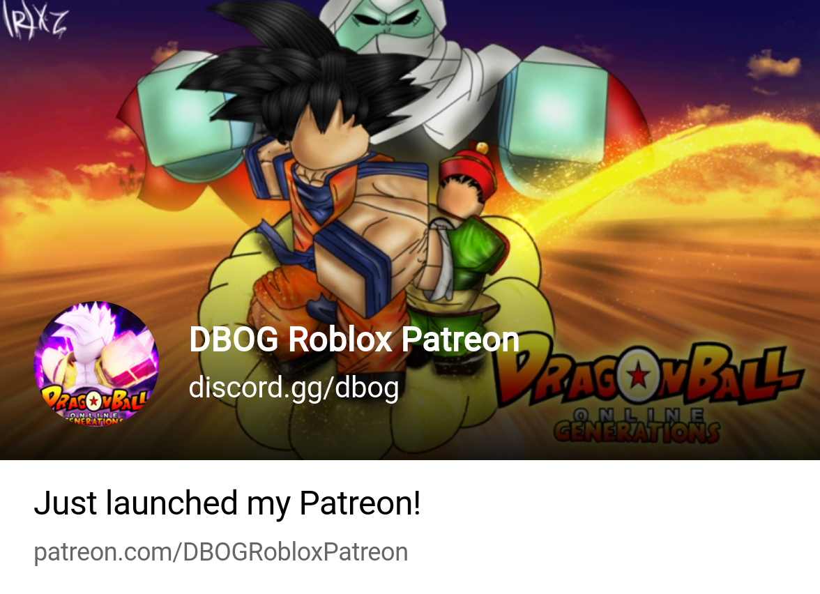 DBOG Roblox Patreon