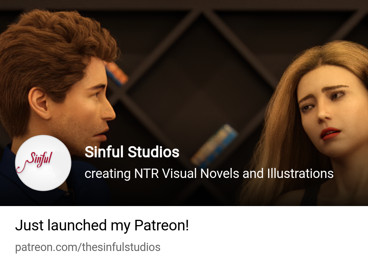 Sinful Studios | creating NTR Visual Novels and Illustrations | Patreon