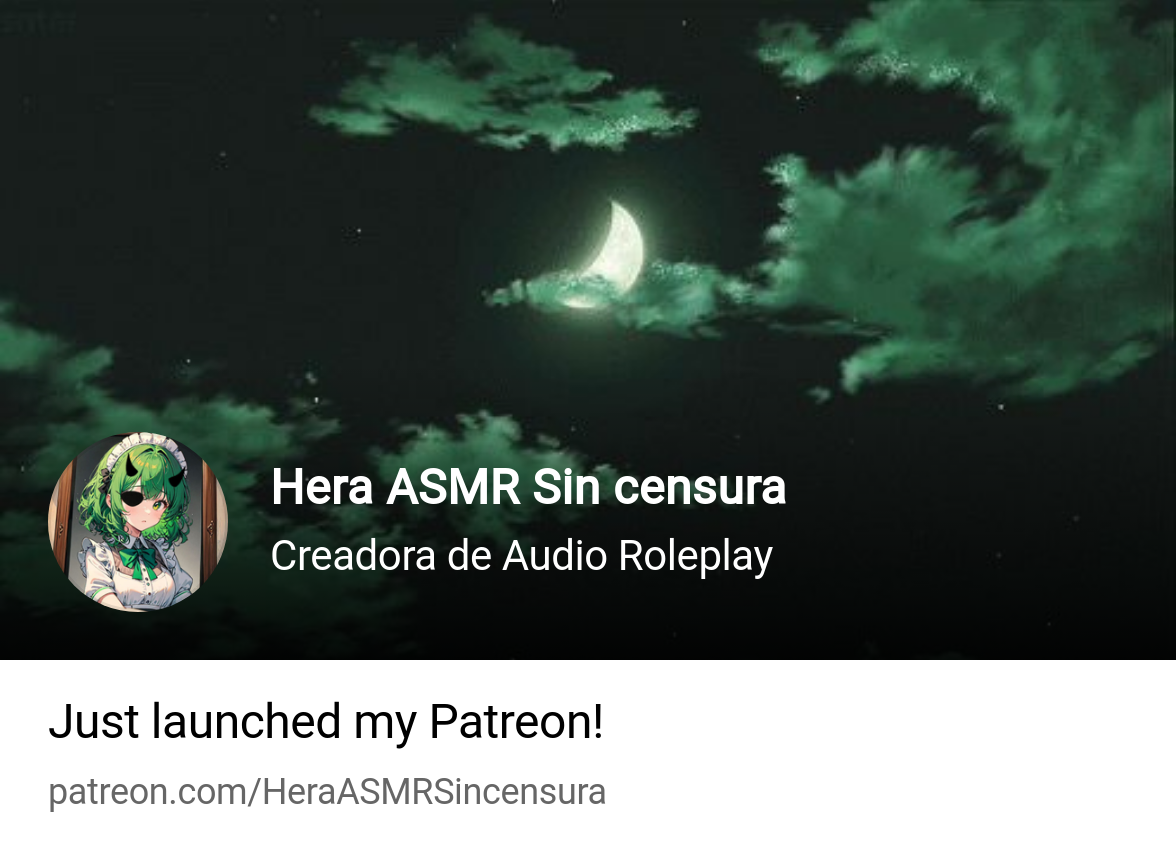 Hera ASMR Sin censura | Creadora de Audio Roleplay | Patreon