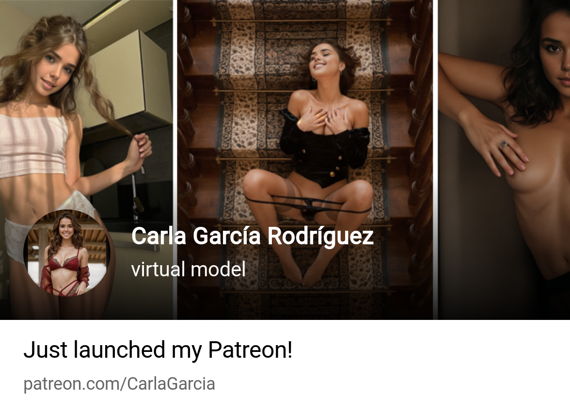 Carla García Rodríguez | virtual model | Patreon