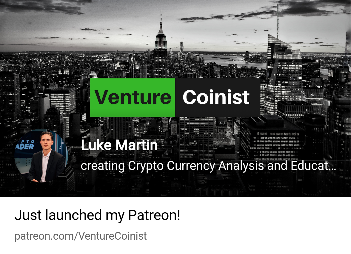 Luke Martin | creating Crypto Currency Analysis and Education | Patreon