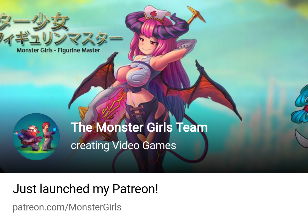 The Monster Girls Team | creating Video Games | Patreon